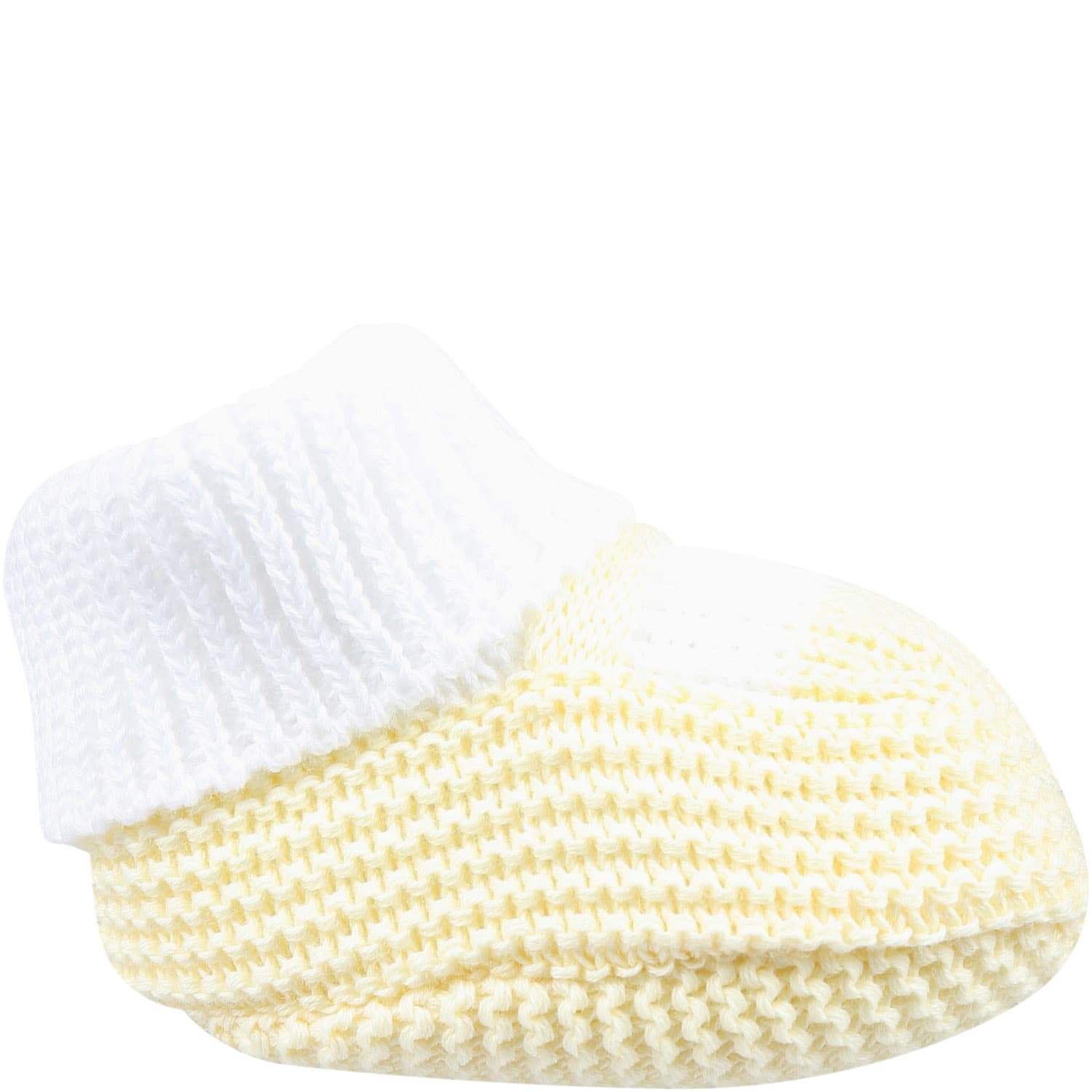 Little Bear Yellow Bootees For Baby Kids