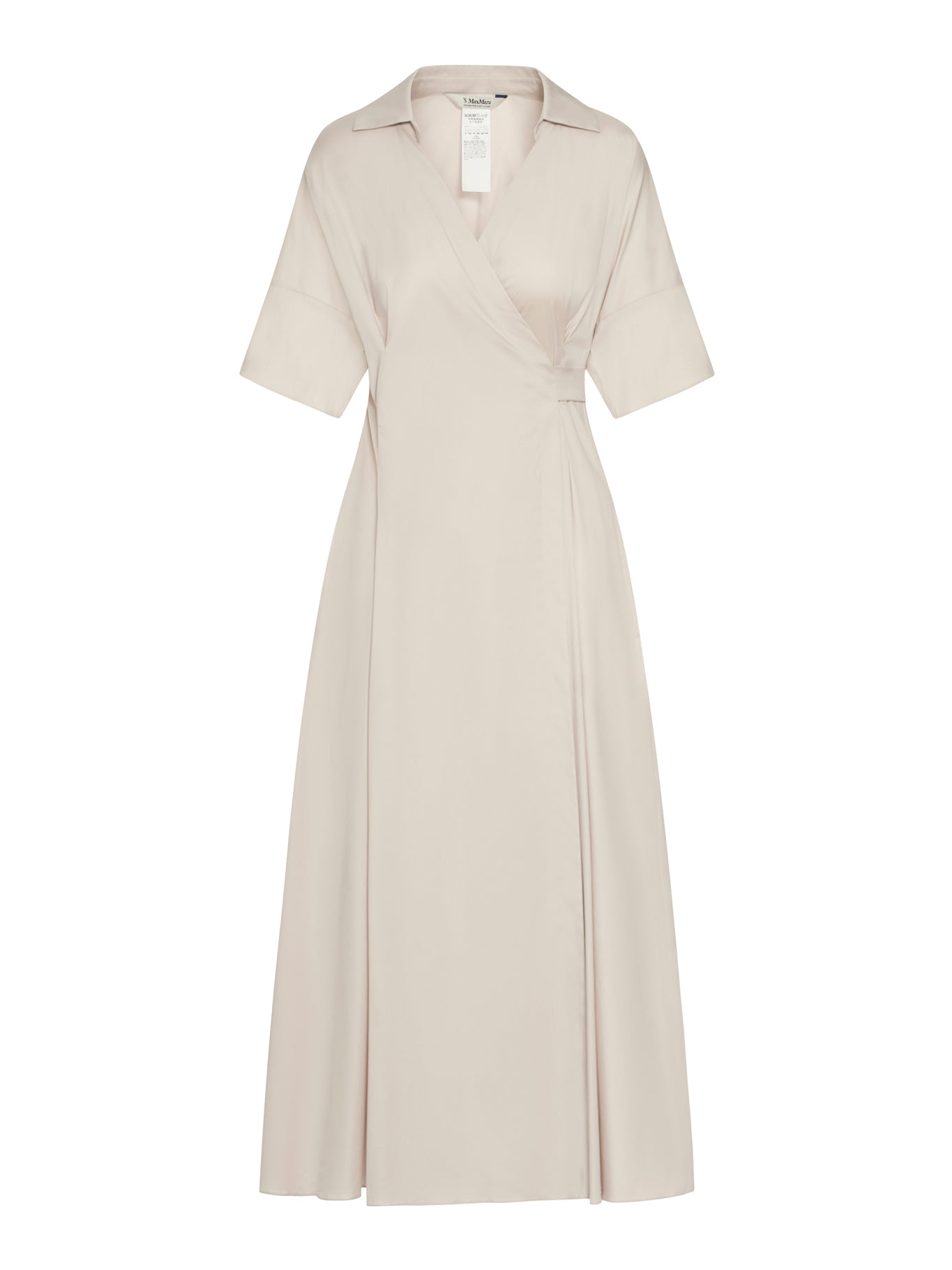LONG COTTON WRAP DRESS - Smaxmara - Woman