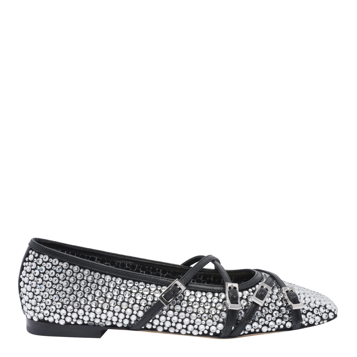Mach & Mach Crystal Net Flats