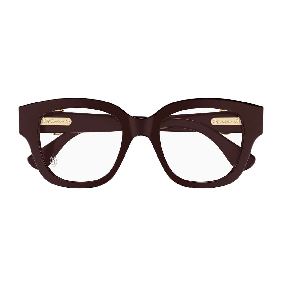 Cartier Eyewear Cartier Ct0566o Panthère C De Cartier 007 Red Transparent Glasses