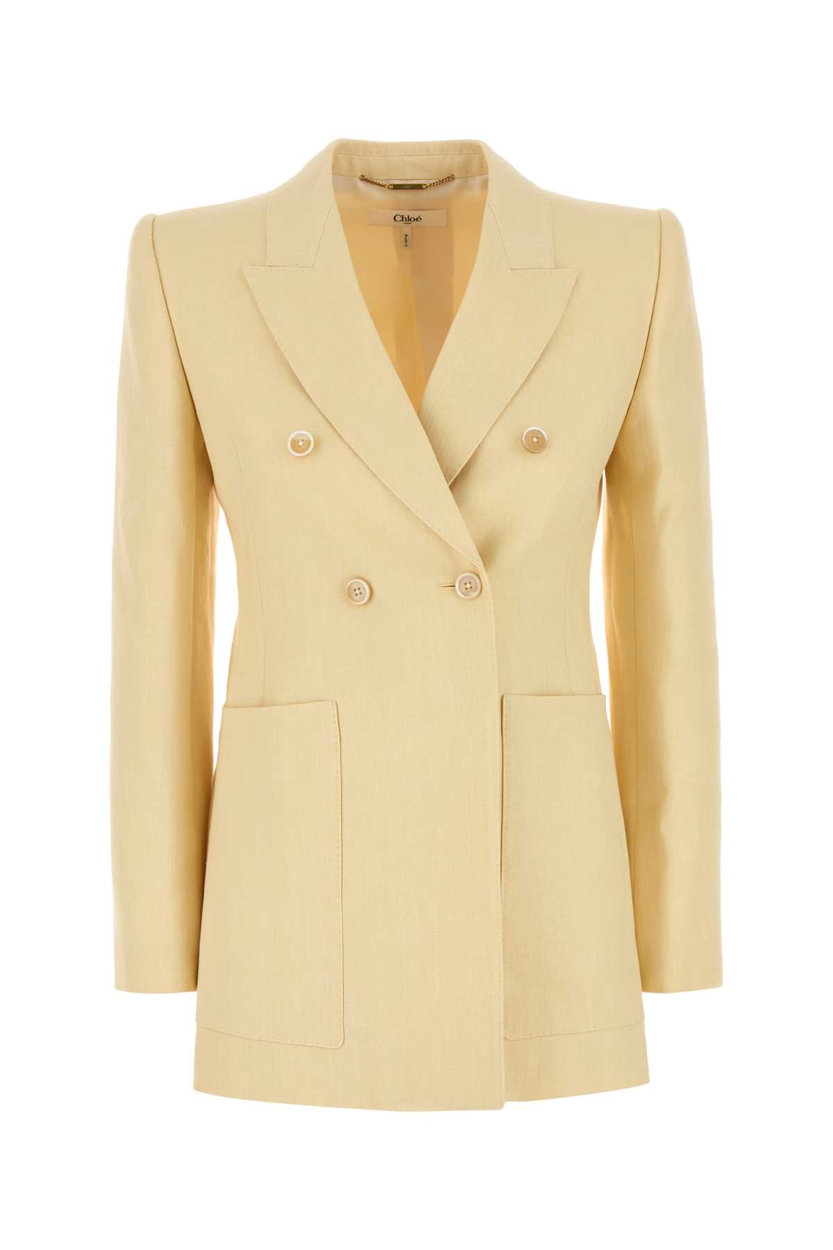 Chloé Cream Hemp Blend Blazer