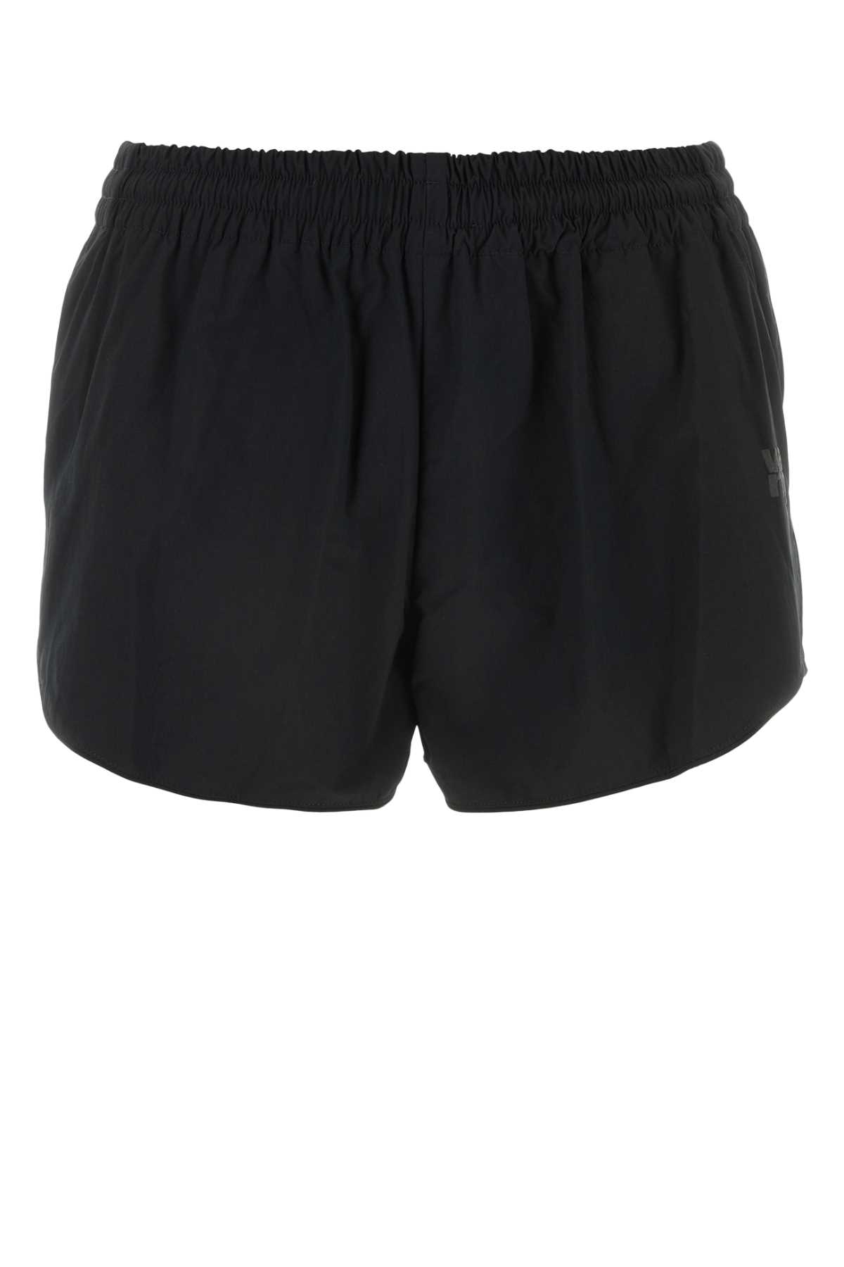 T by Alexander Wang Black Polyester Blend Shorts