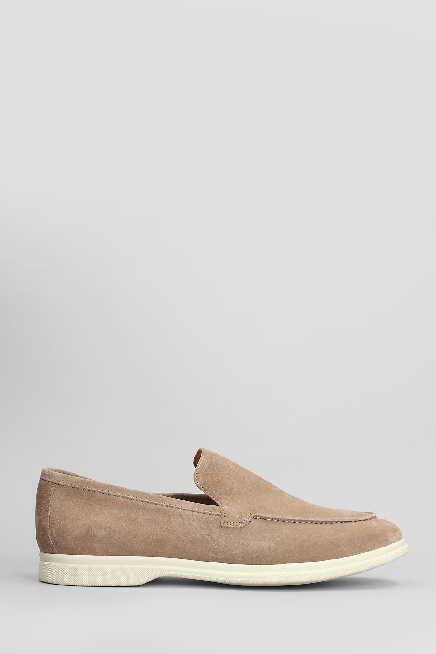 Tagliatore 0205 Simon Pe Loafers In Taupe Suede