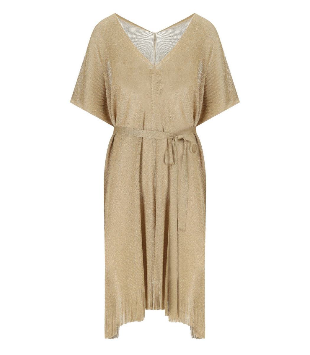Max Mara Donnola Gold Kimono