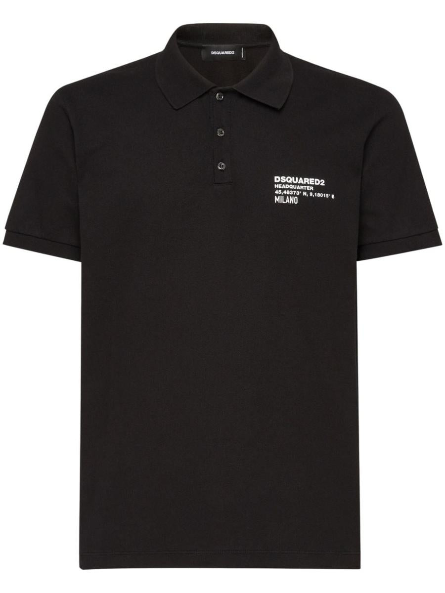 DSQUARED2 Logo Cotton Polo Shirt