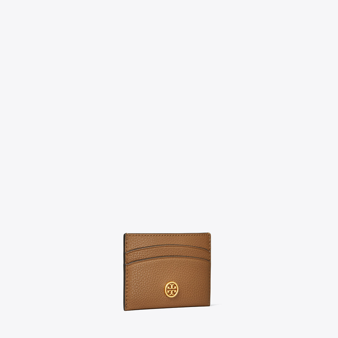 Tory Burch Robinson Pebbled Card Case
