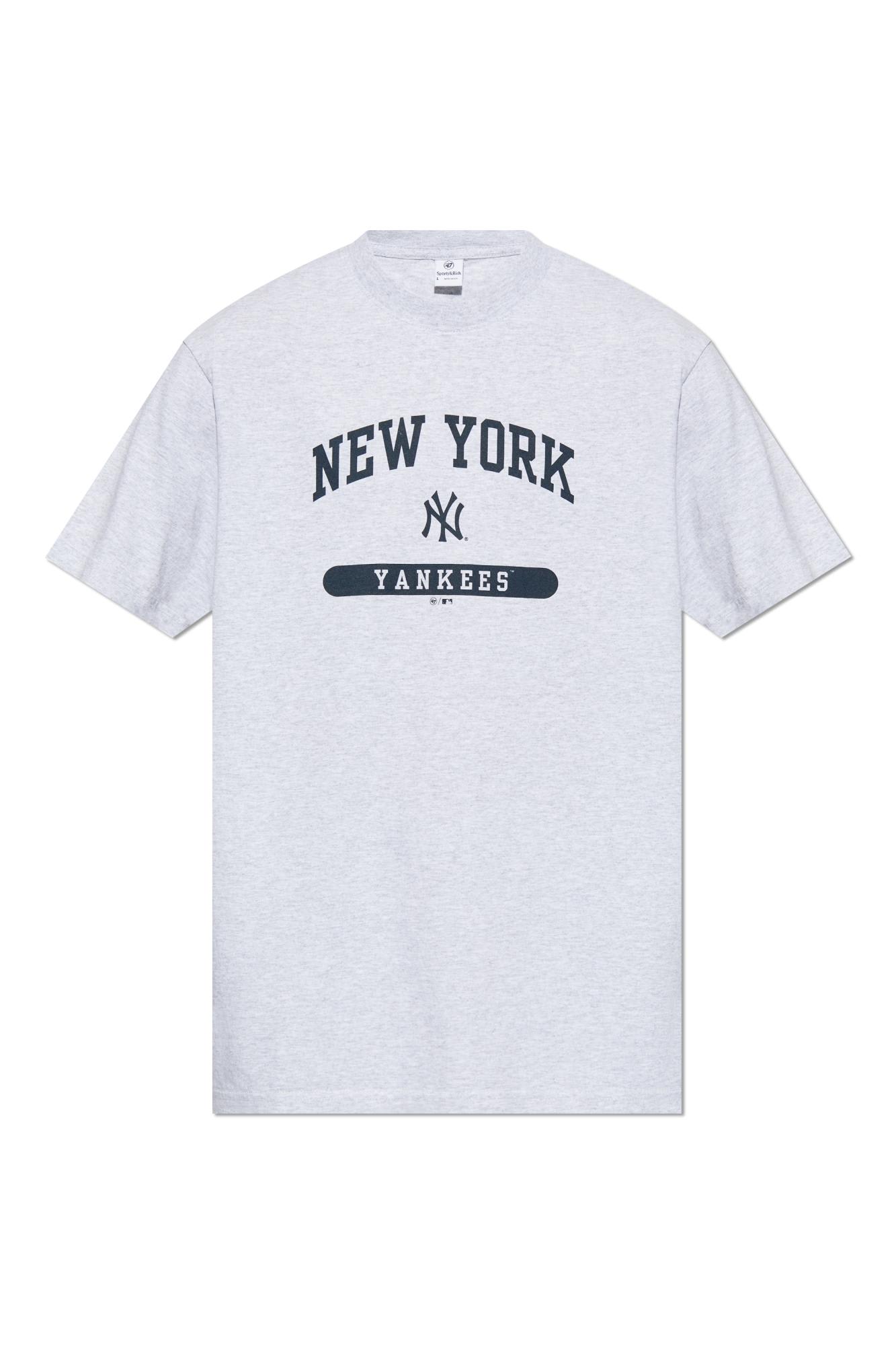 Sporty & Rich T-shirt From The 47 & The New York Yankees Collection