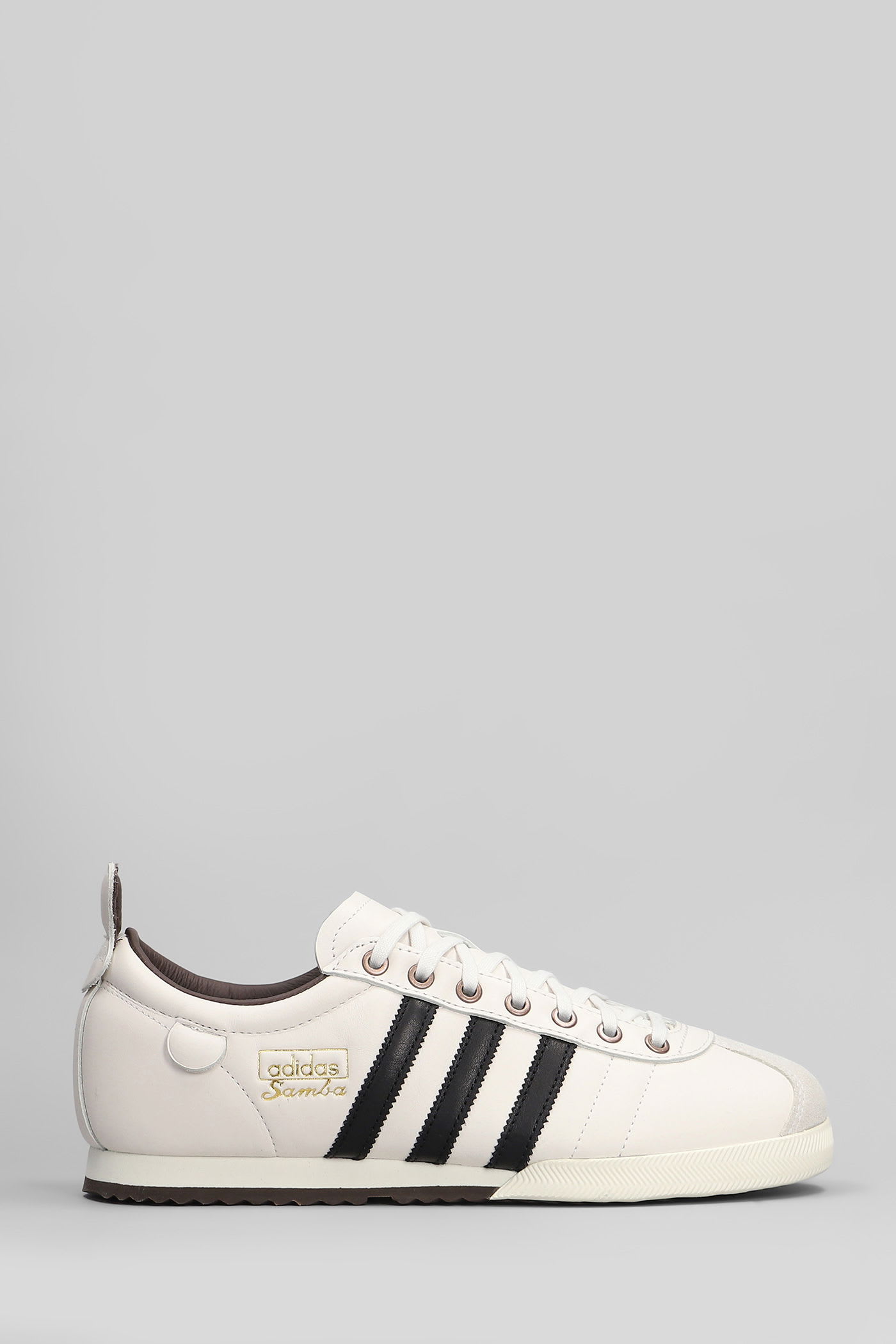 Adidas Samba 62 Sneakers In White Leather