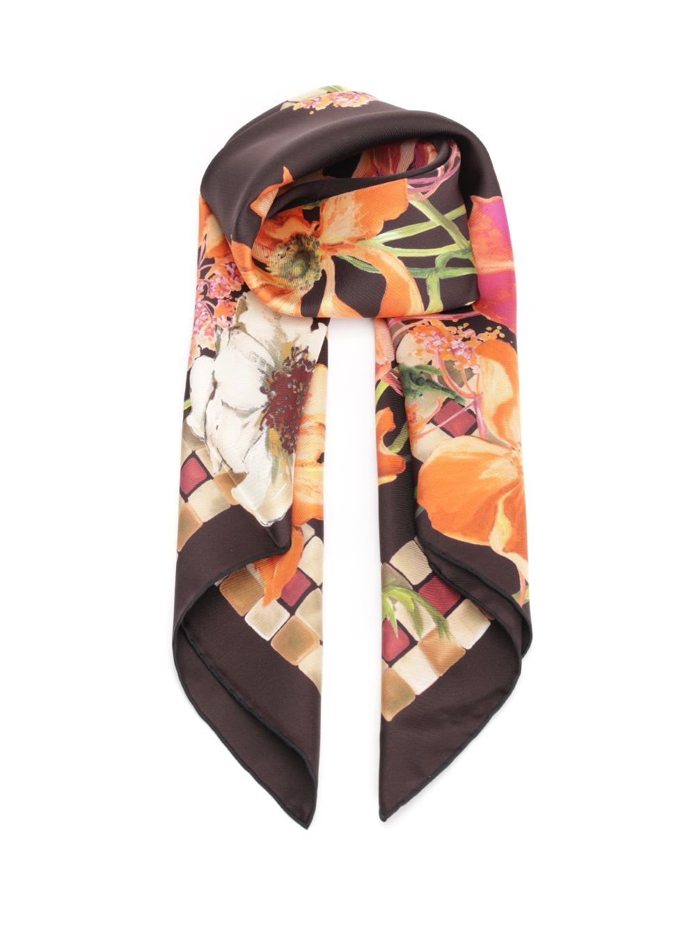 Ferragamo Foulard 90x90 Flower Print