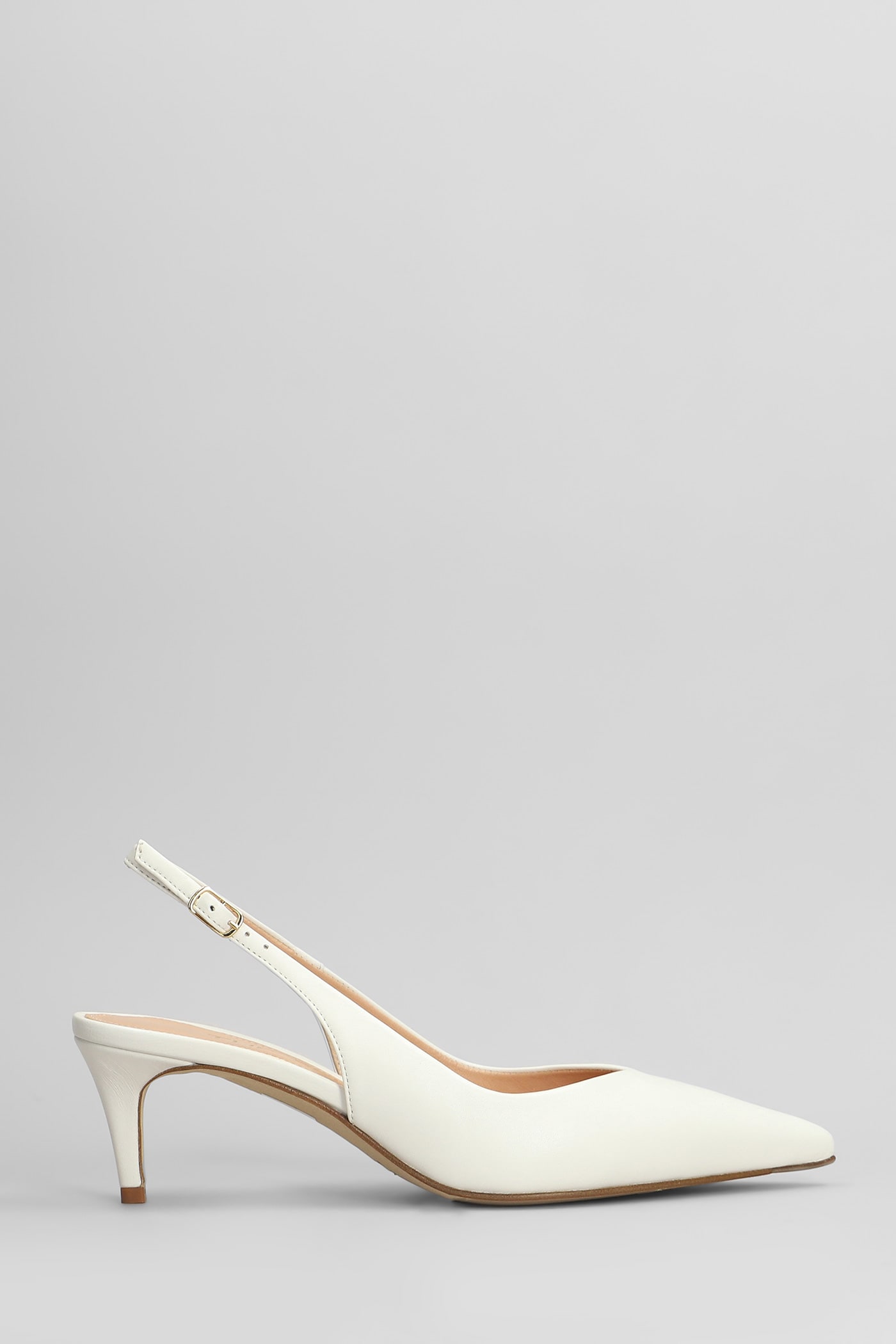 The Seller Pumps In White Leather