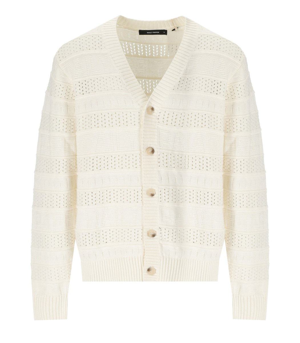 Daily Paper Rajih Off-White Cardigan