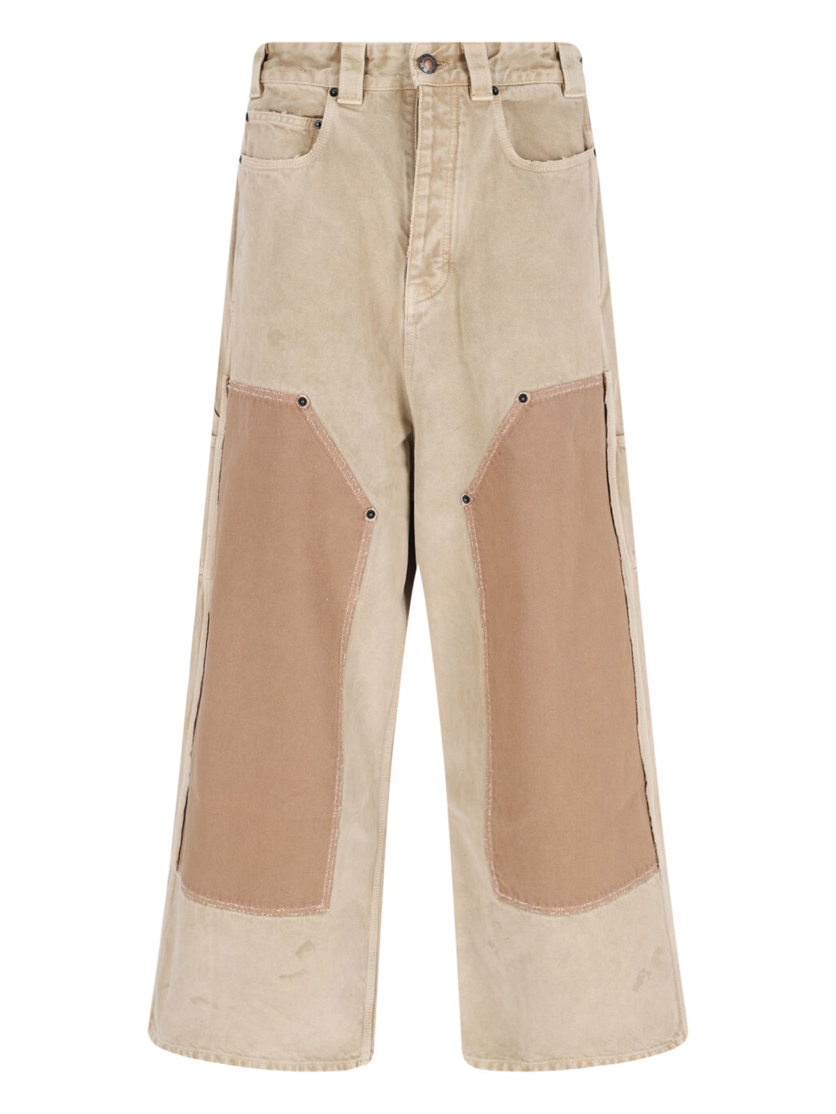 Balenciaga 'Ripped Off' Baggy Jeans