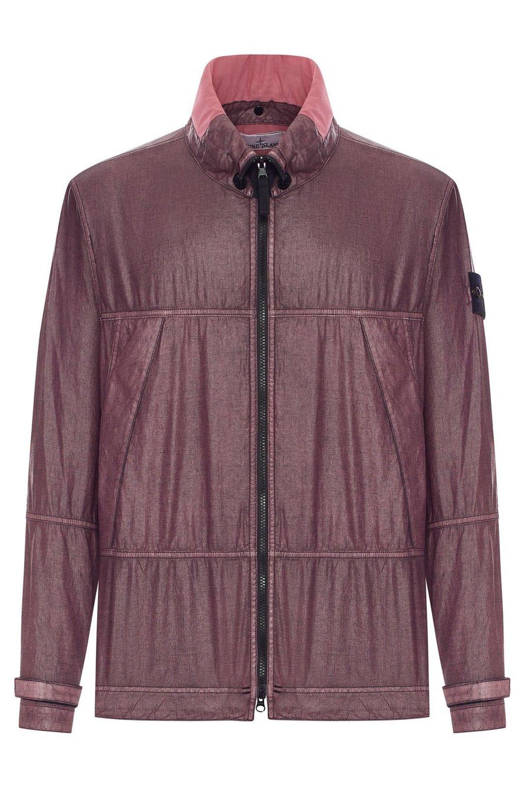 Stone Island Logo-patch Zipped Jacket