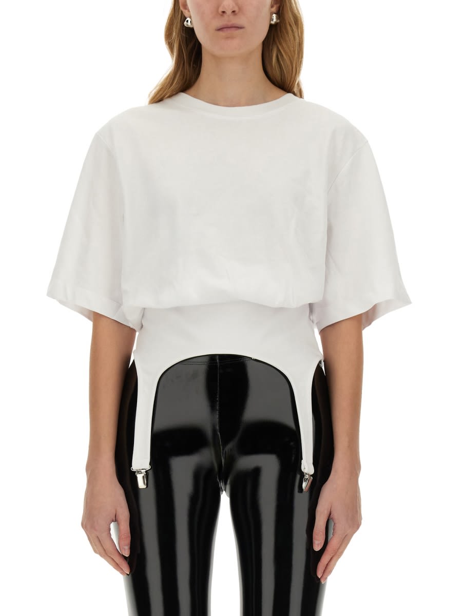 Fiorucci T-shirt With Suspenders