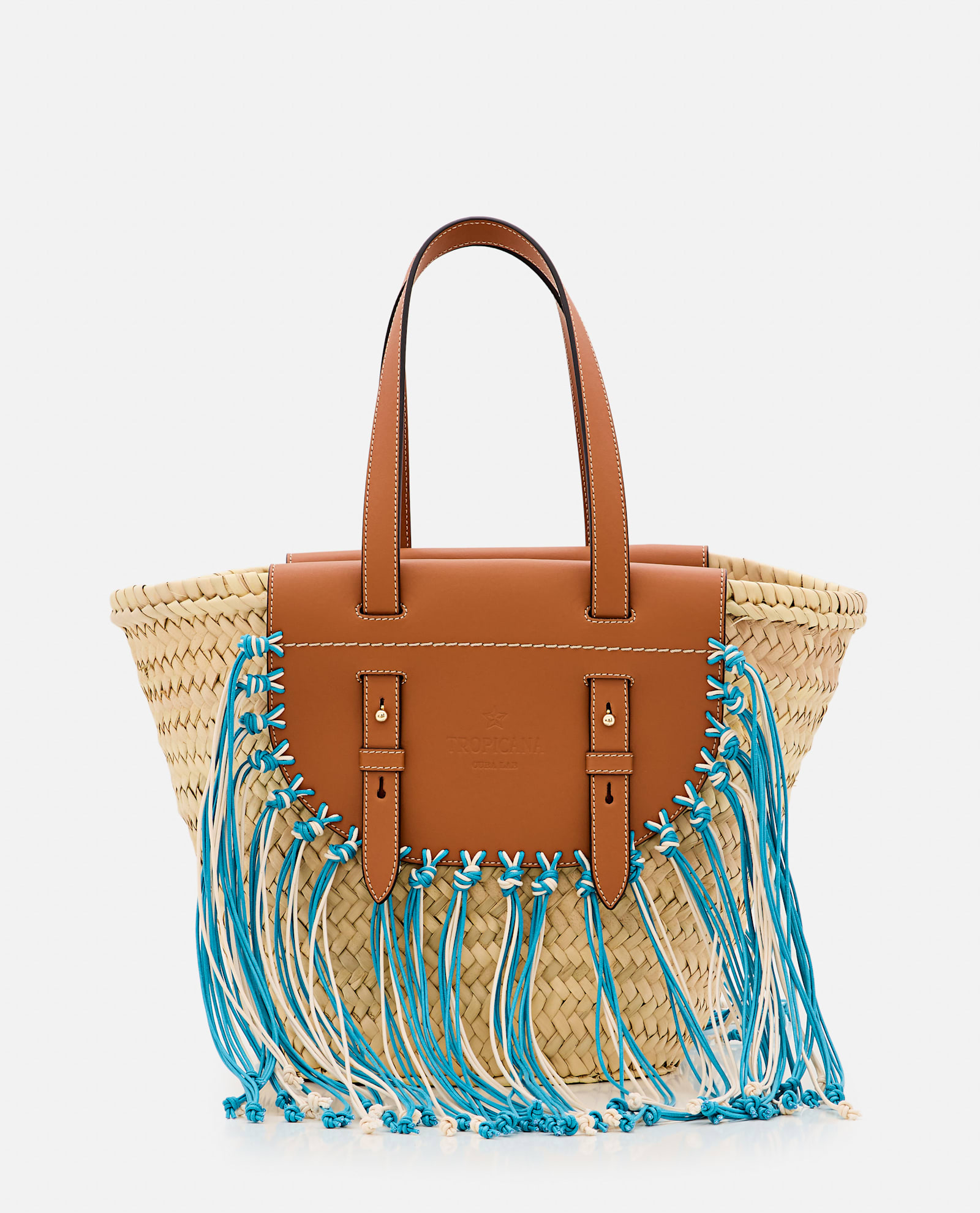 Cuba Lab Tropicania Leather Handbag