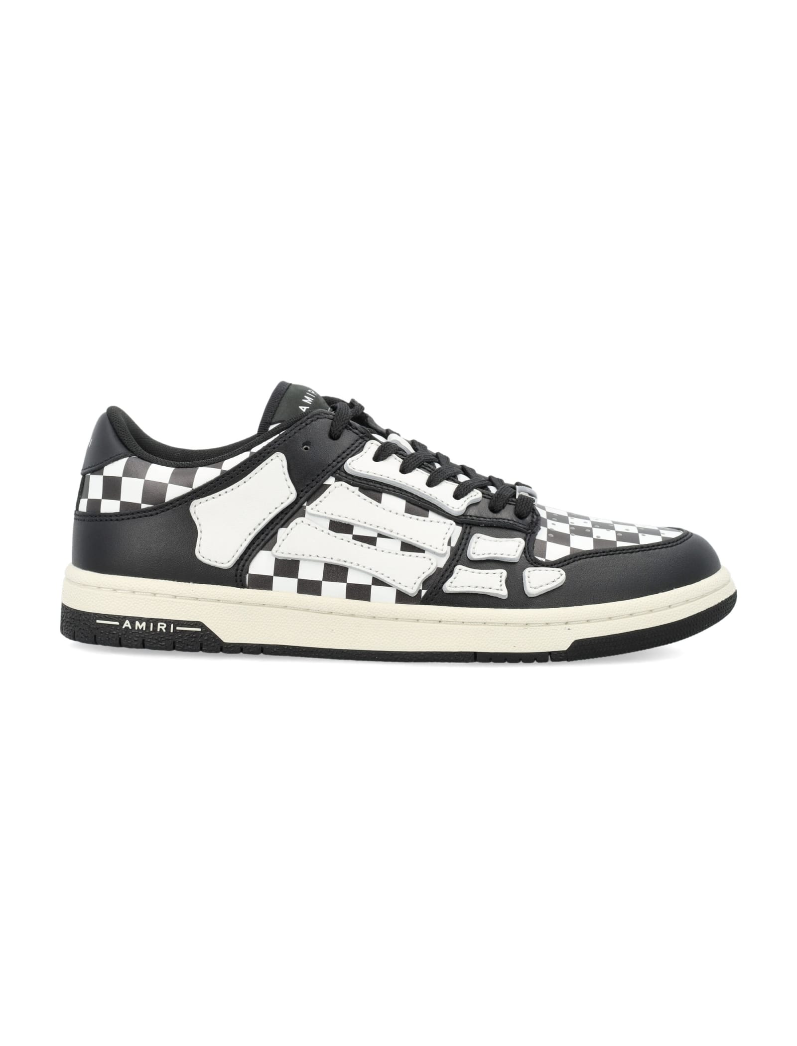 AMIRI Checkered Skel Top Low Sneakers
