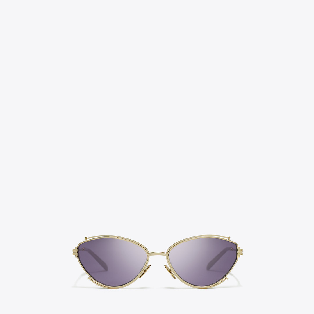 Tory Burch Eleanor Oval Sunglasses