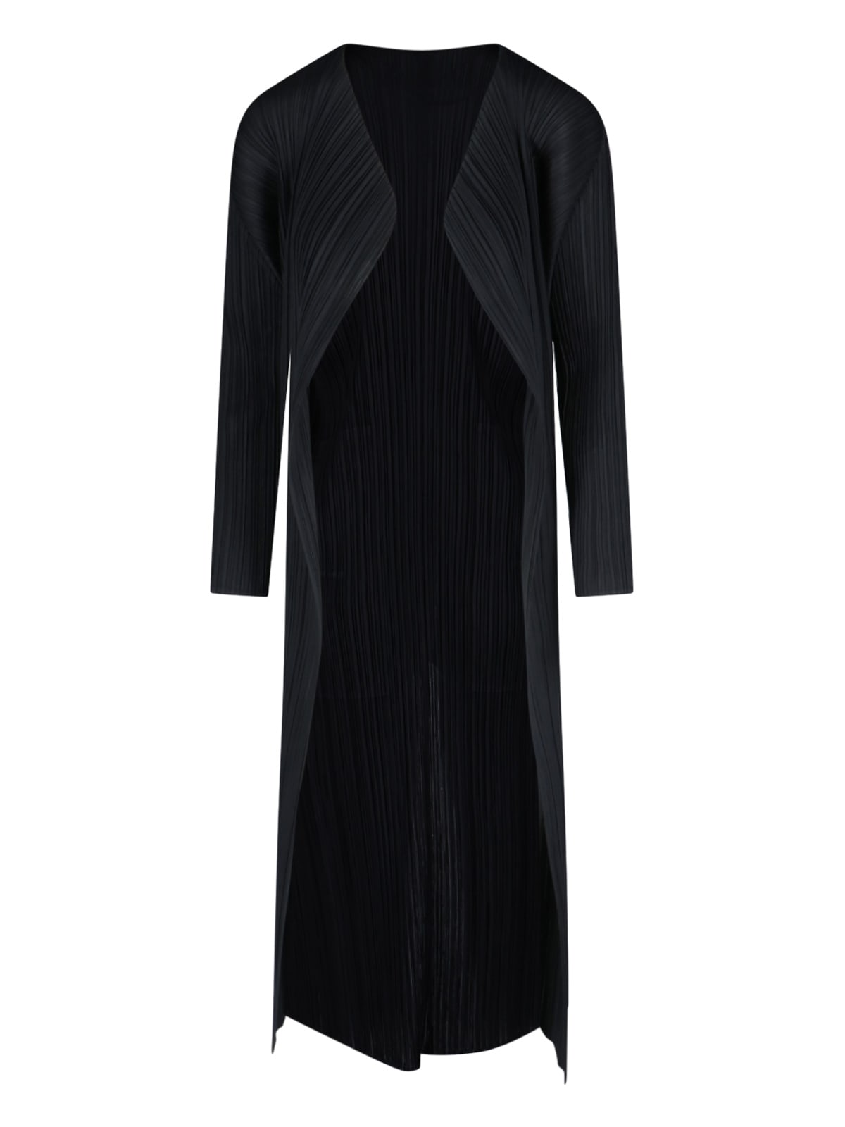 Pleats Please Issey Miyake Open Pleated Coat