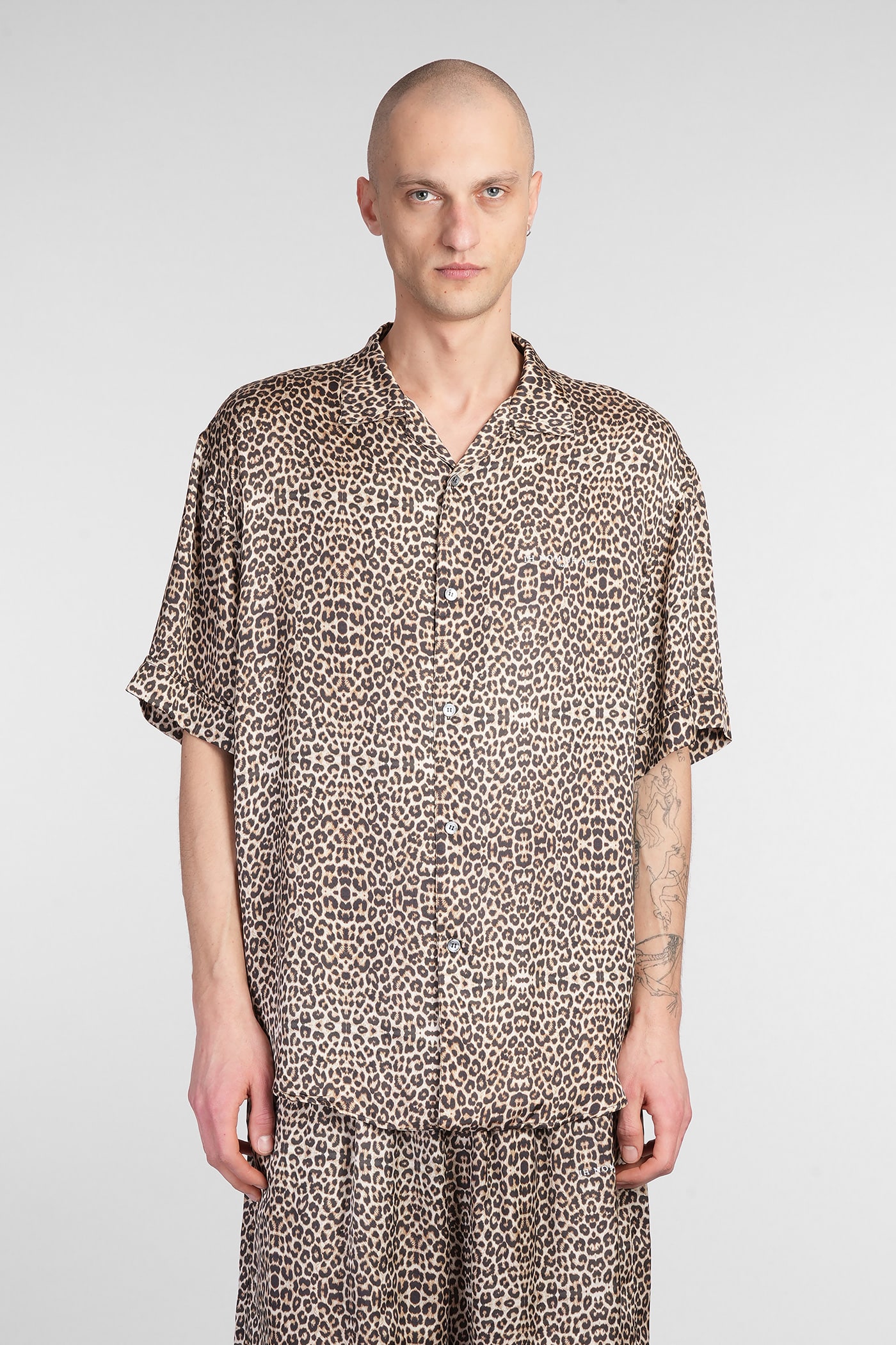 ih nom uh nit Shirt In Animalier Viscose