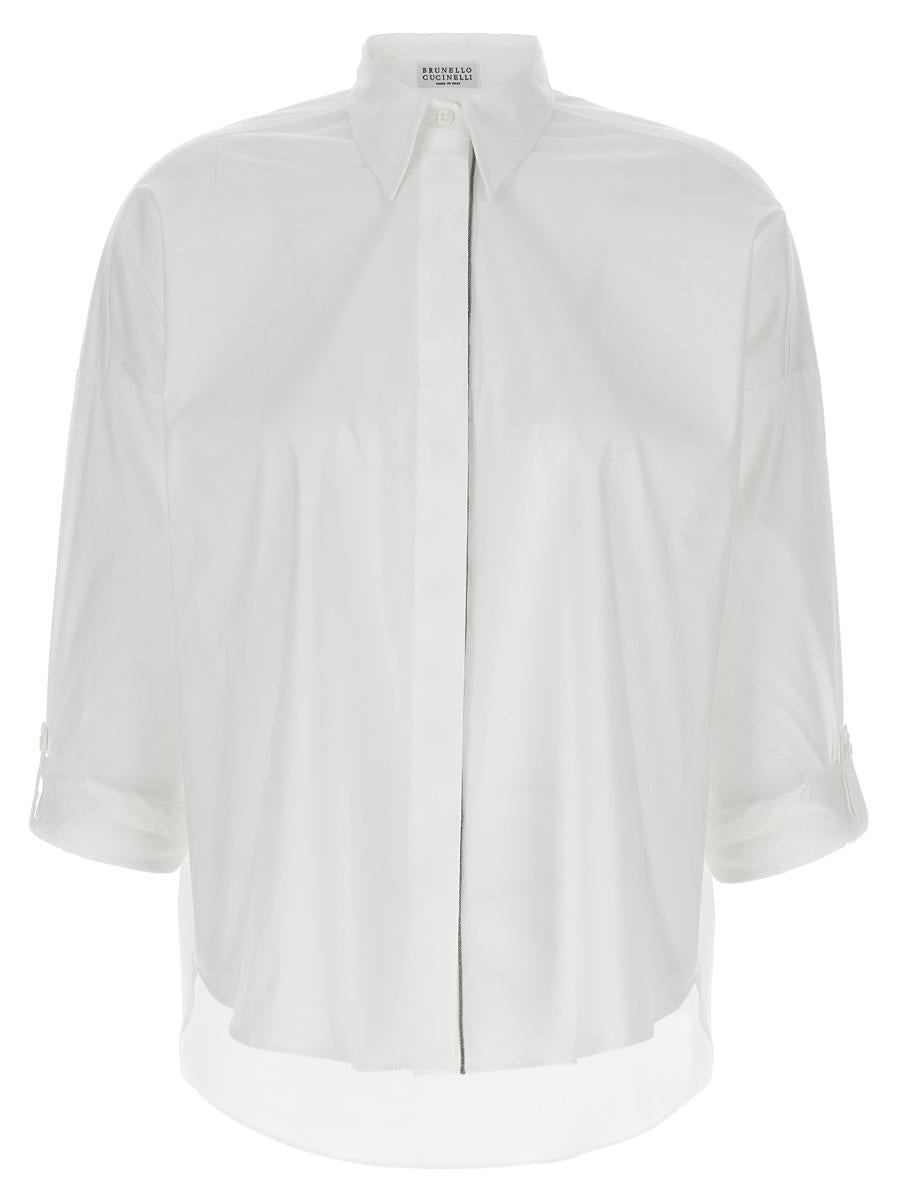 Brunello Cucinelli 'Shiny Trim' Shirt