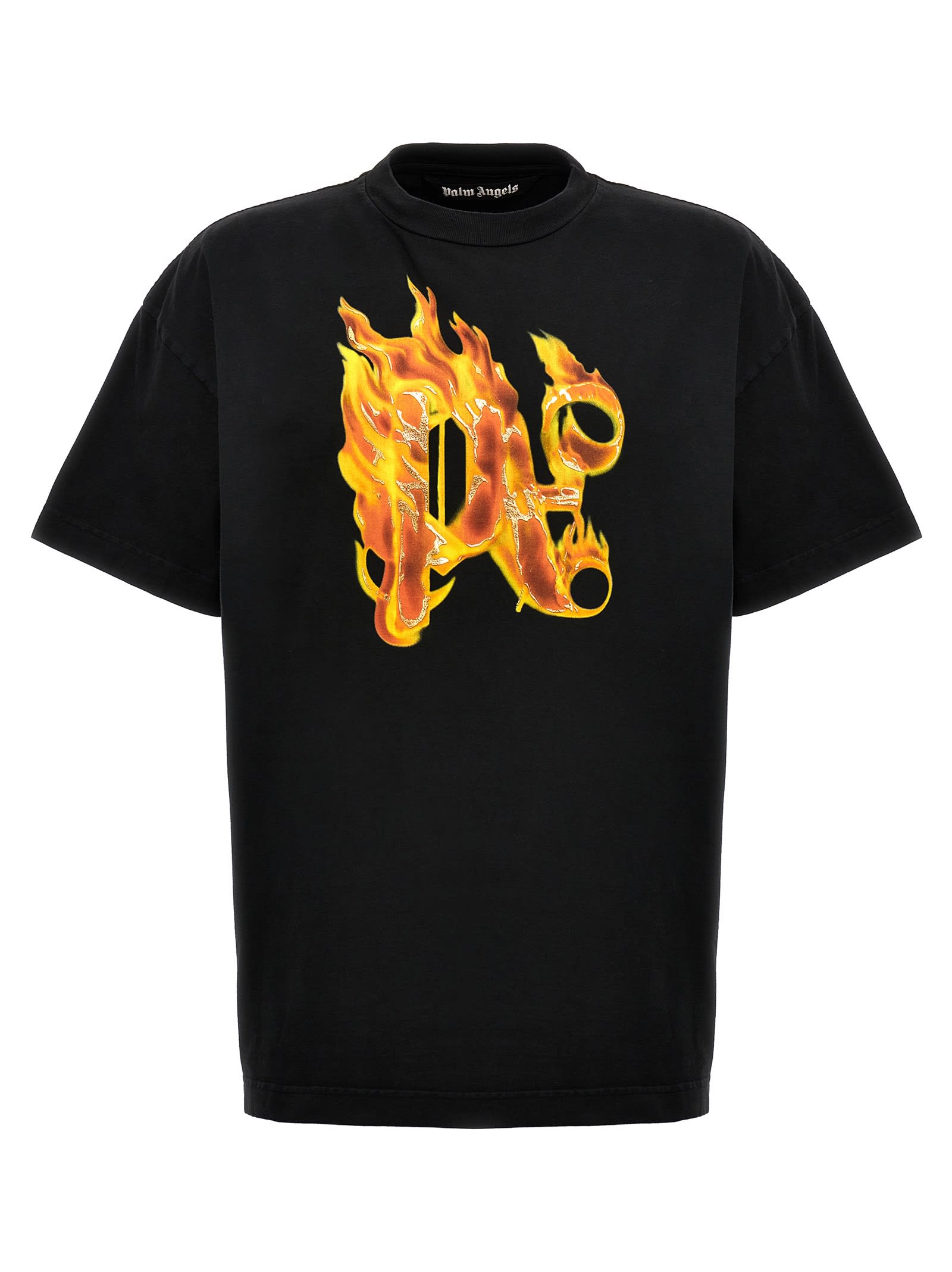 Palm Angels Burning Monogram T-shirt