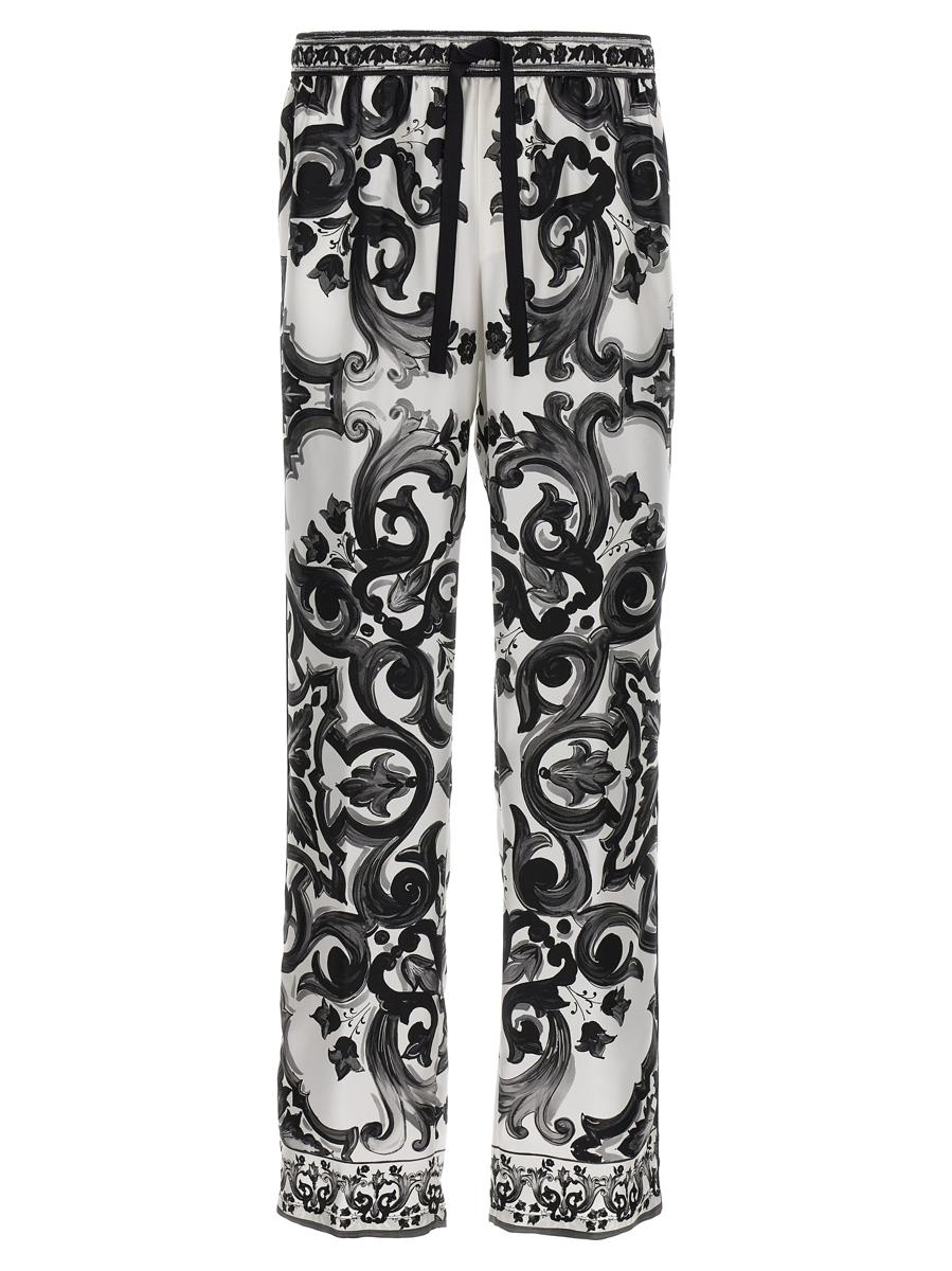 Dolce & Gabbana 'Maiolica' Print Pants