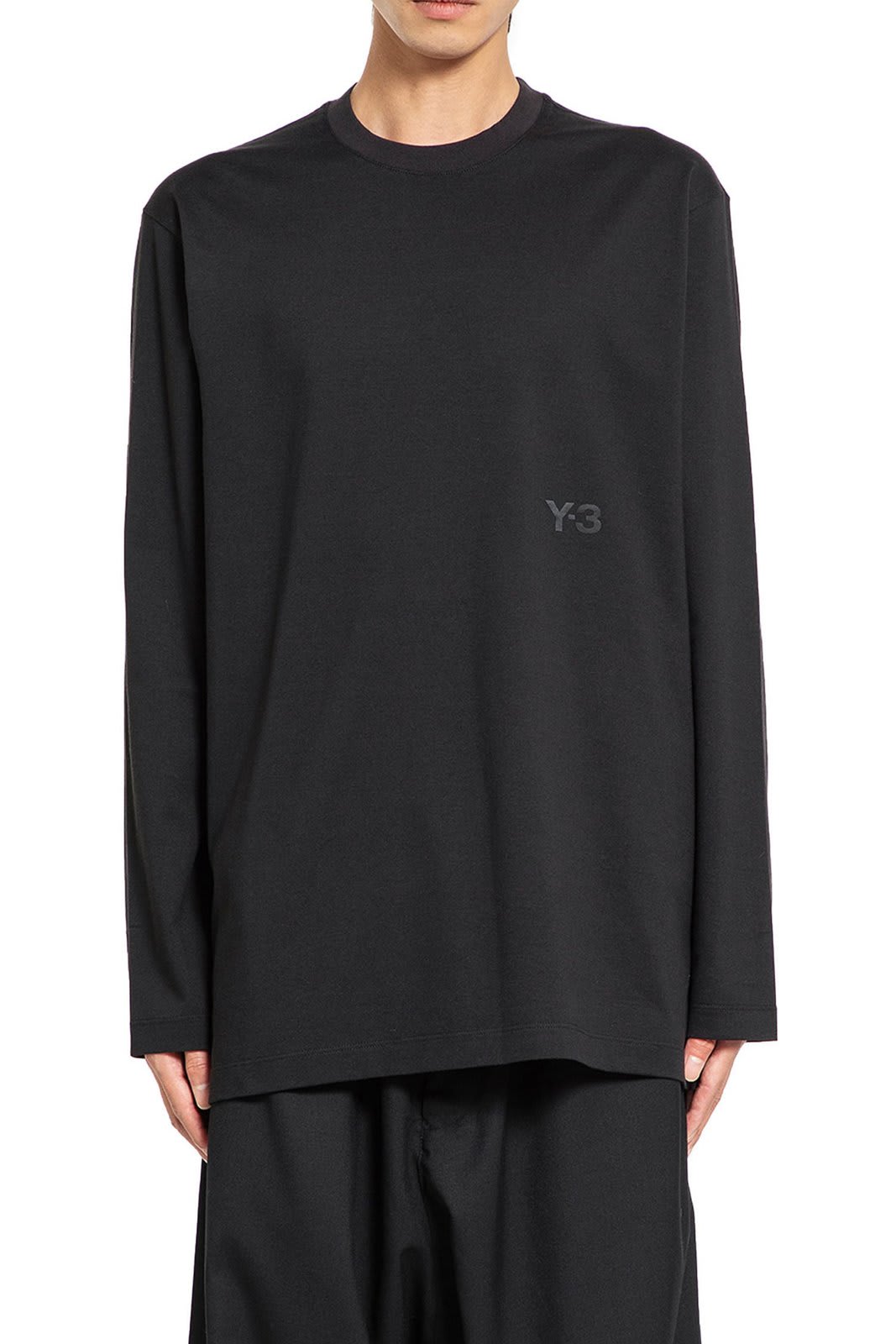 Y-3 Logo-printed Long-sleeved T-shirt