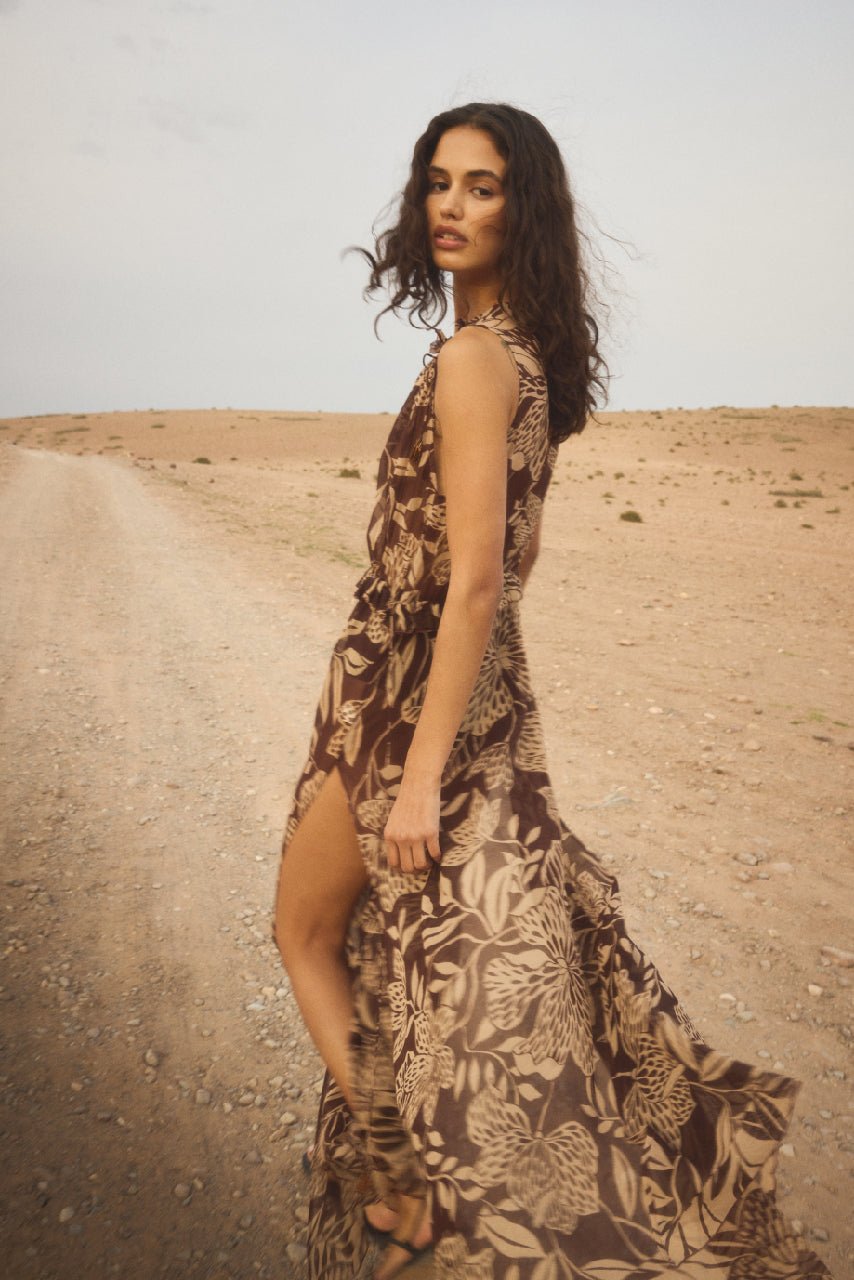 Long Dress Ciao - Choco Macro Stelis