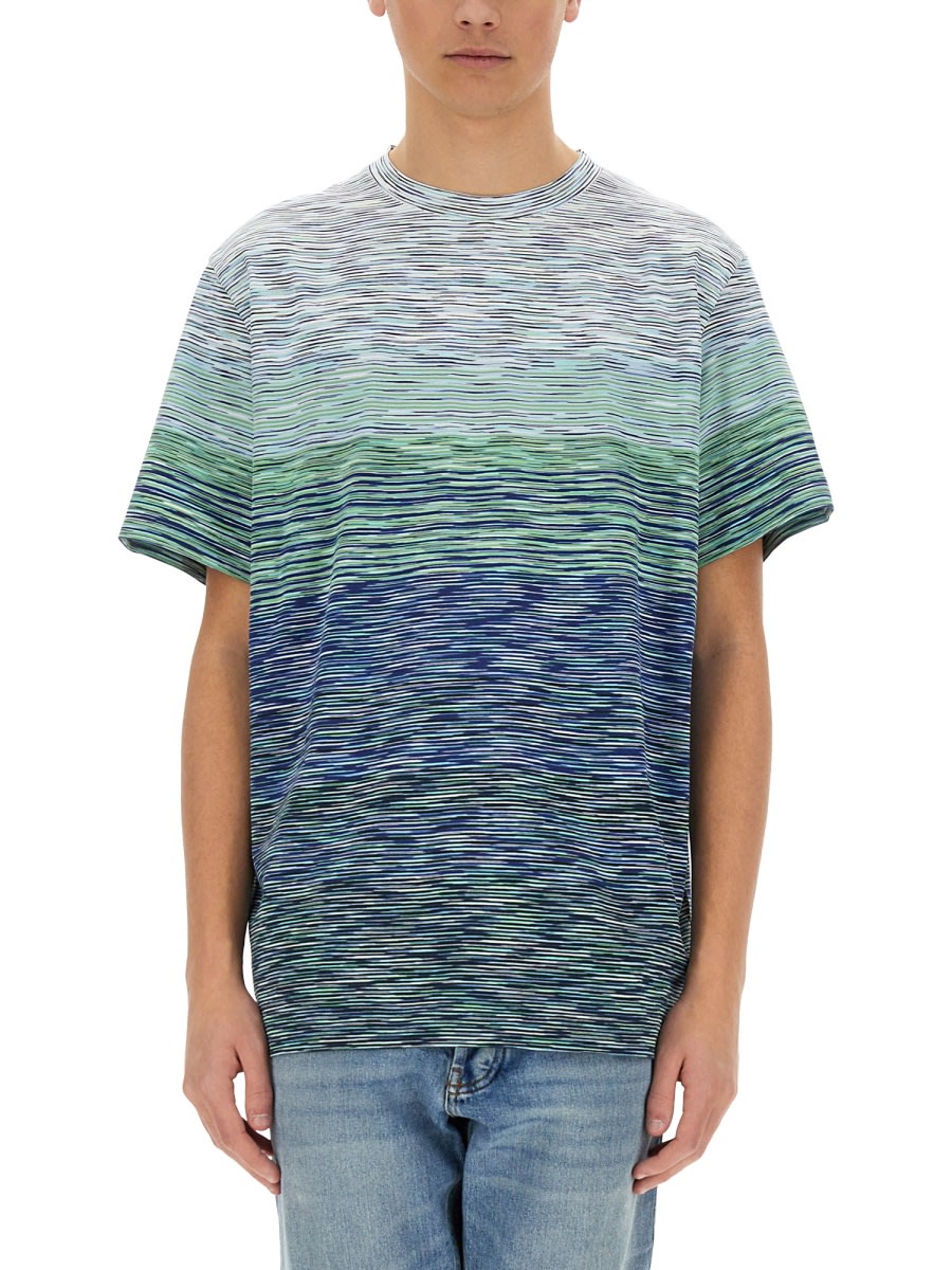 Missoni Degradé Flamed Cotton T-shirt