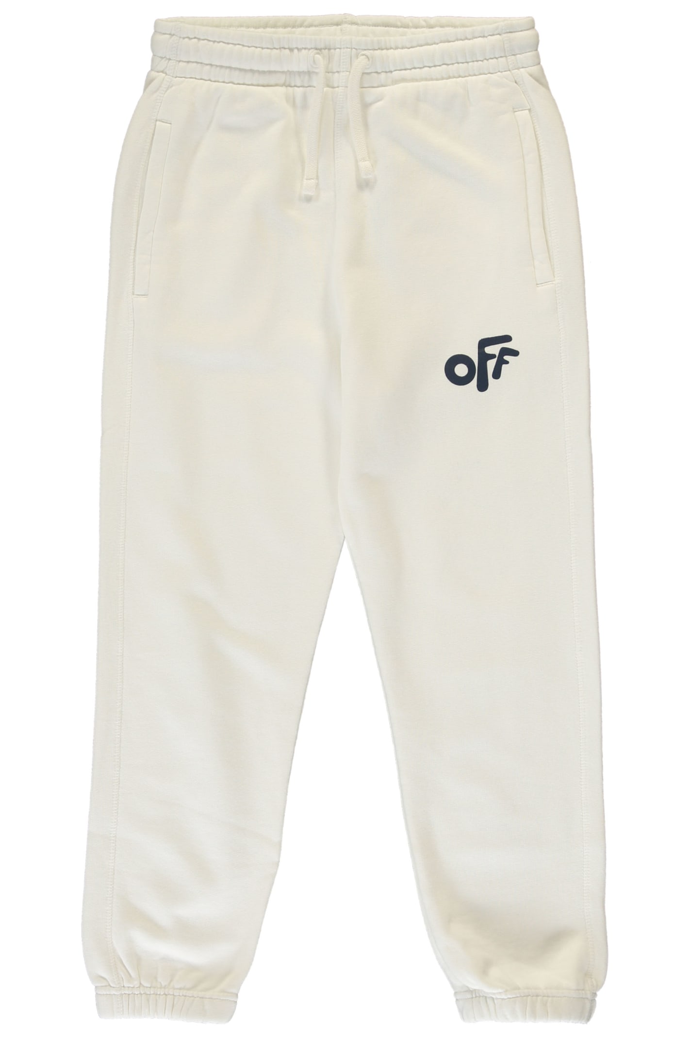 Off-White Cotton Track-pants