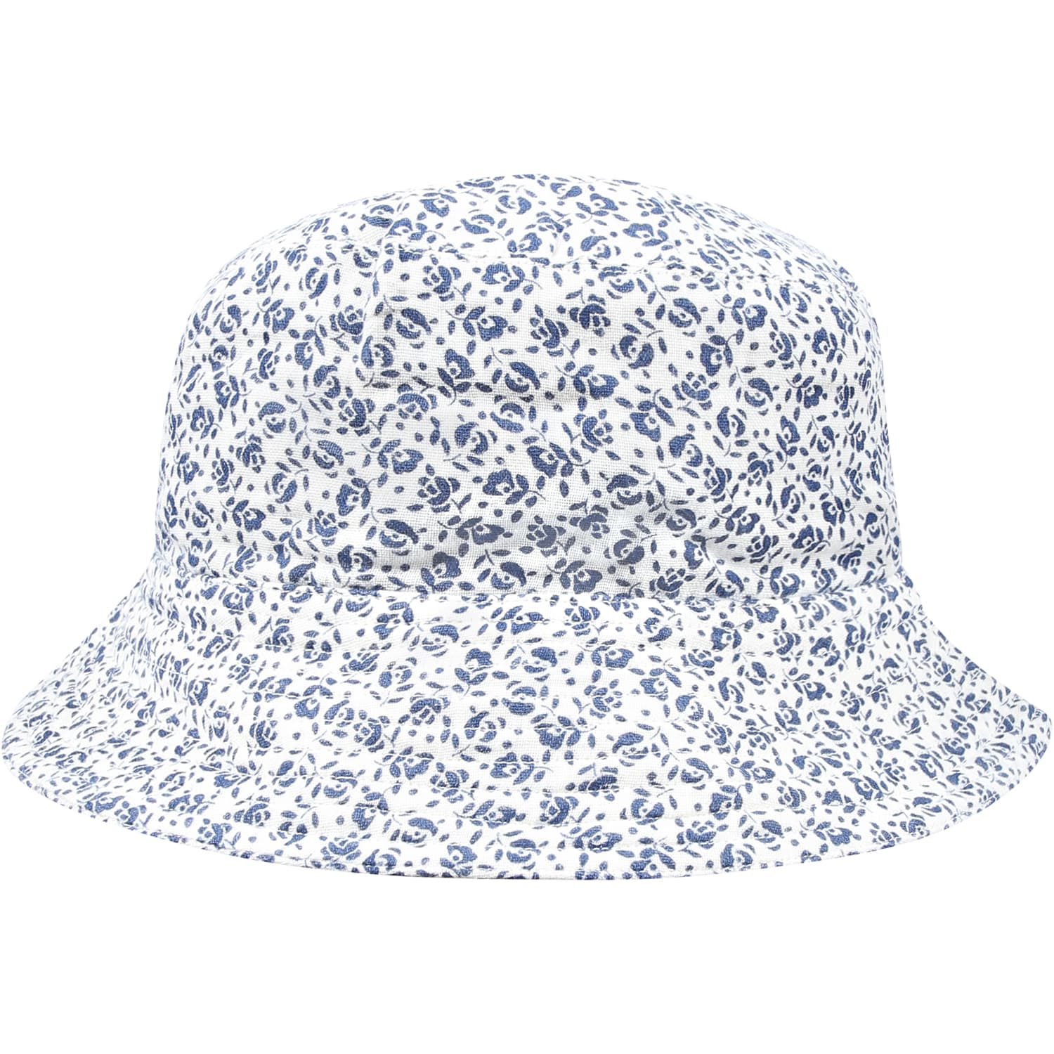 Petit Bateau White Cloche For Girl With Flowers