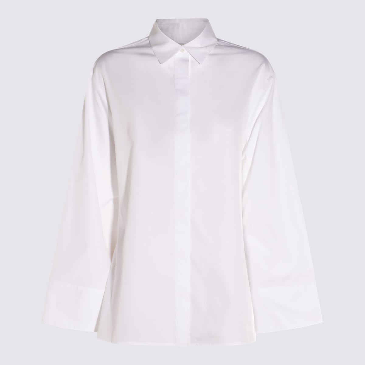 'S Max Mara White Cotton Marte Shirt