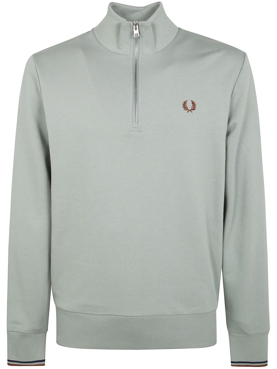 Fred Perry Half Zip Sweatshirt Clothing