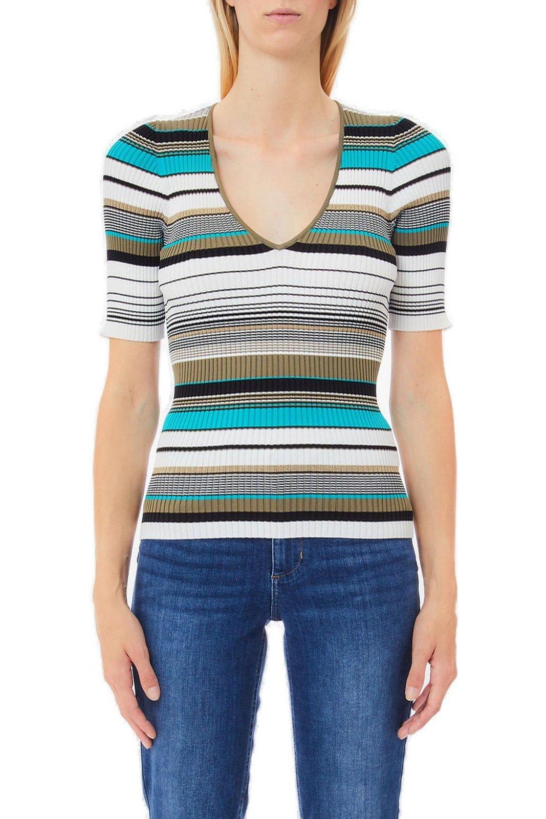 Stripped Knit T-shirt Liu-Jo