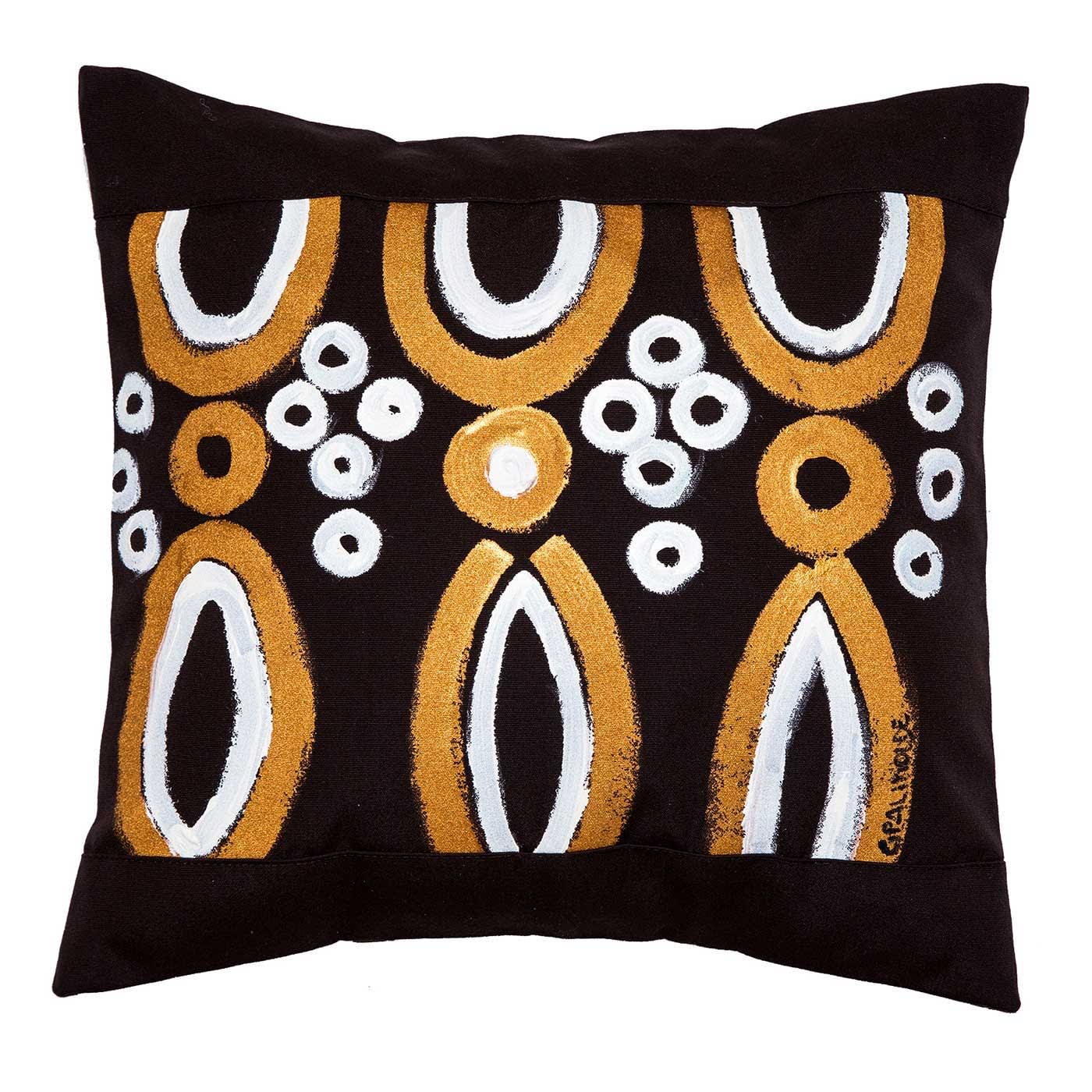 Le Botteghe su Gologone Hand Painted Cushions 100x100 Cm