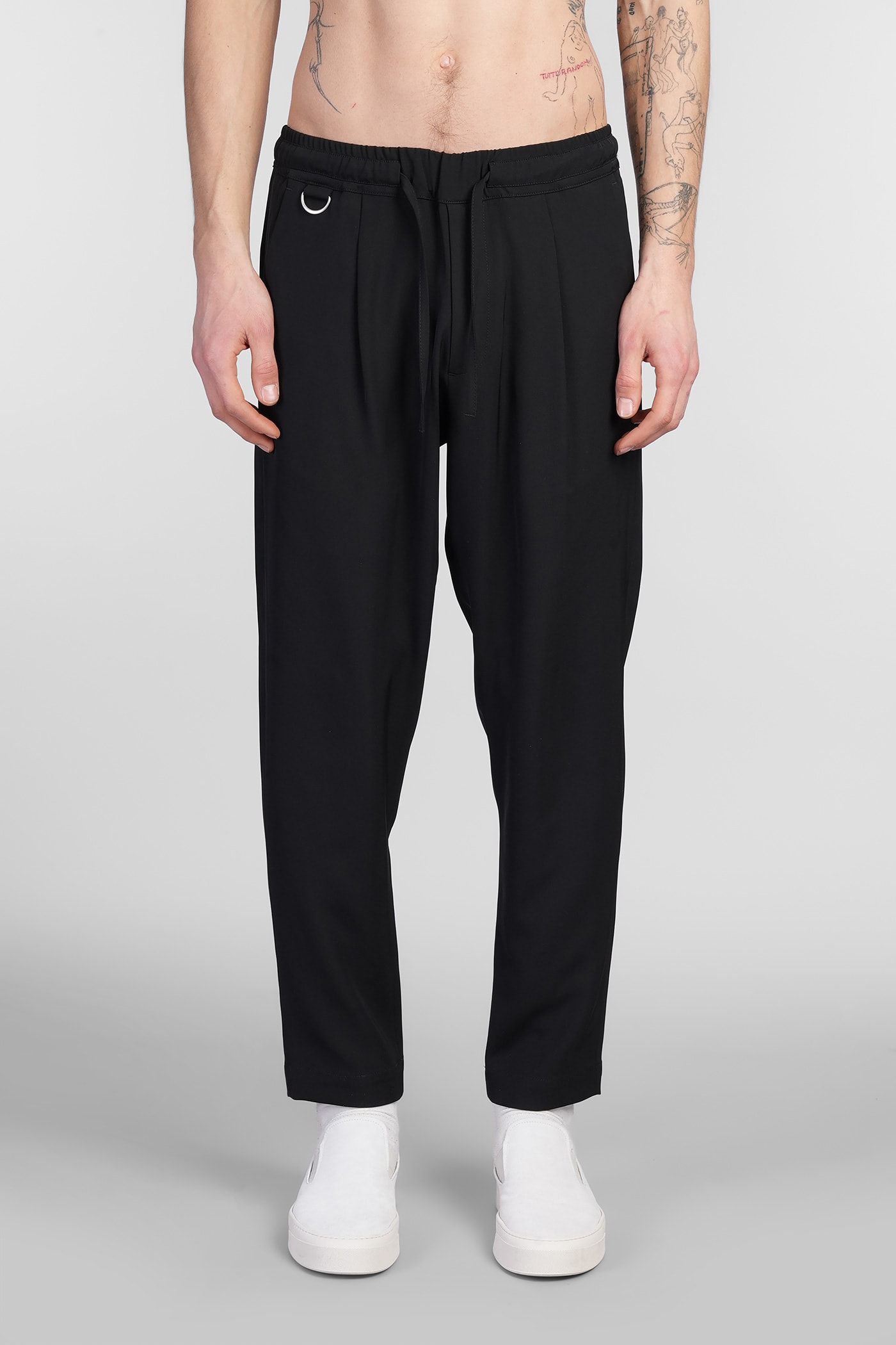 Low Brand Tokyo Pants In Black Polyester