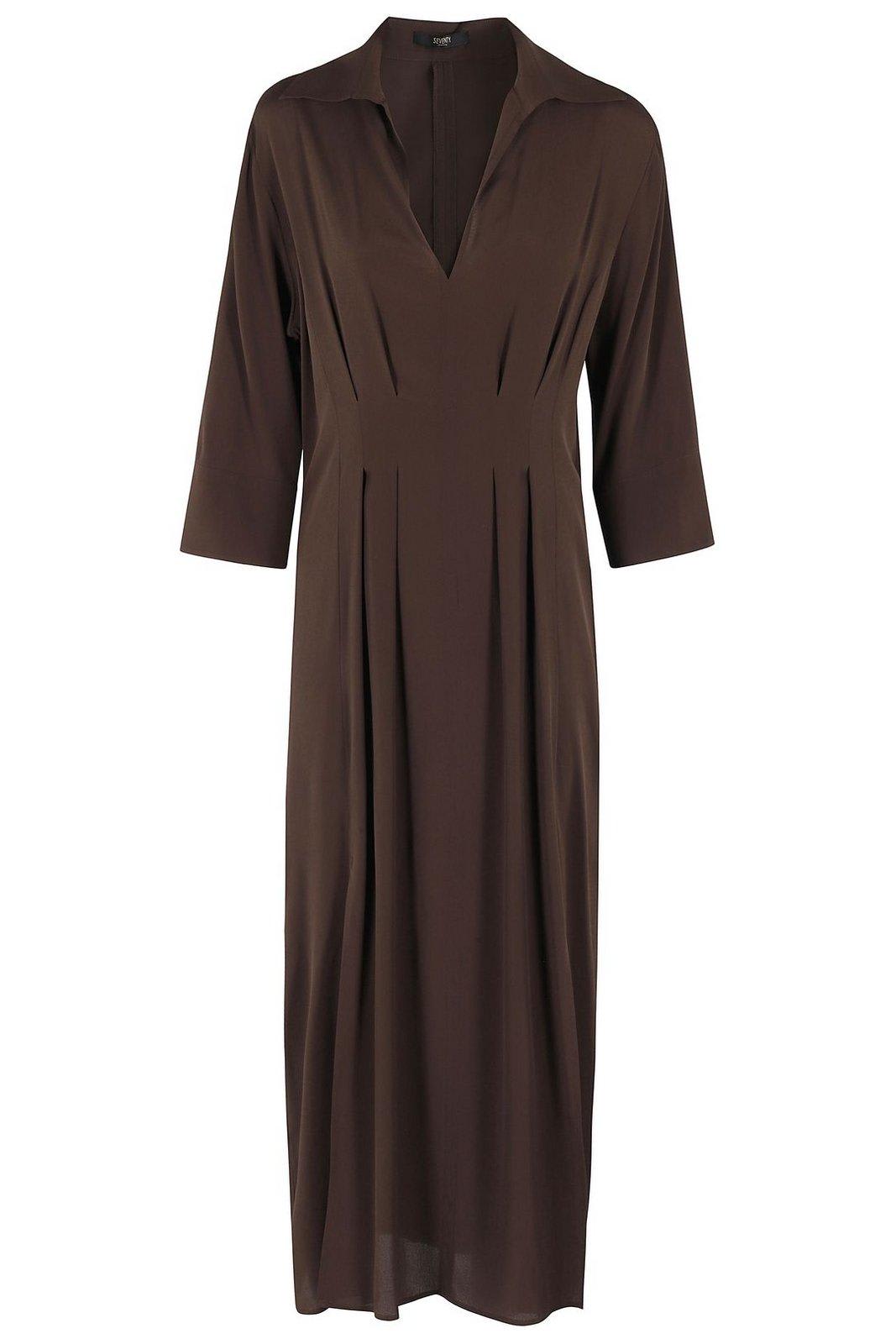 Seventy V-neck Long Dress