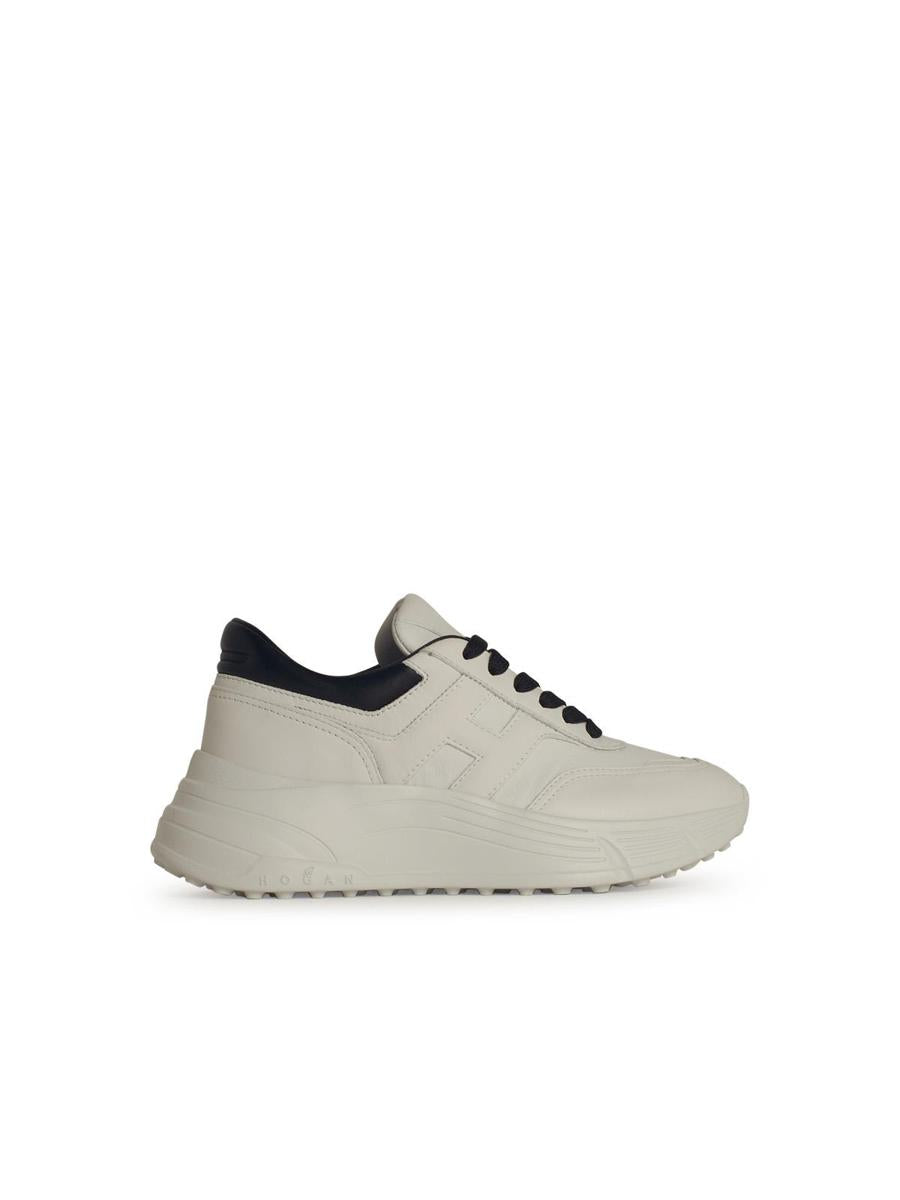 Hogan H669 白色皮革运动鞋
