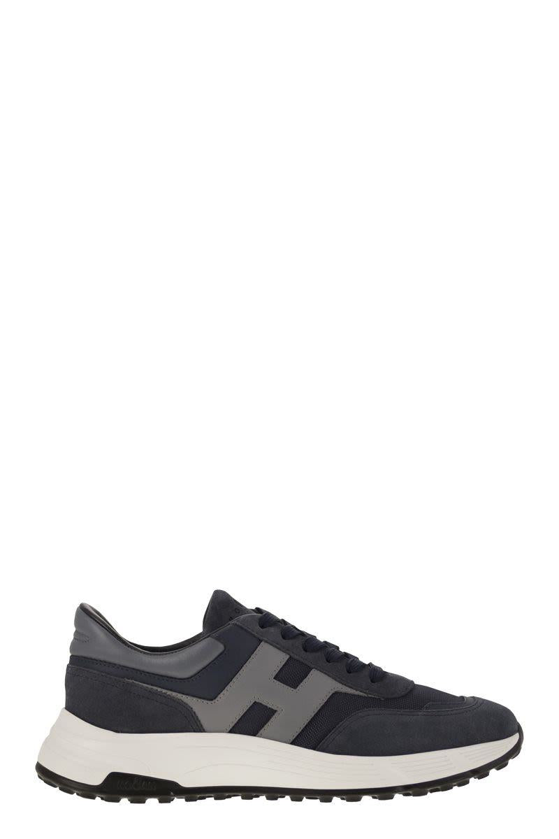 Hogan Hyperlight - Suede And Canvas Sneakers