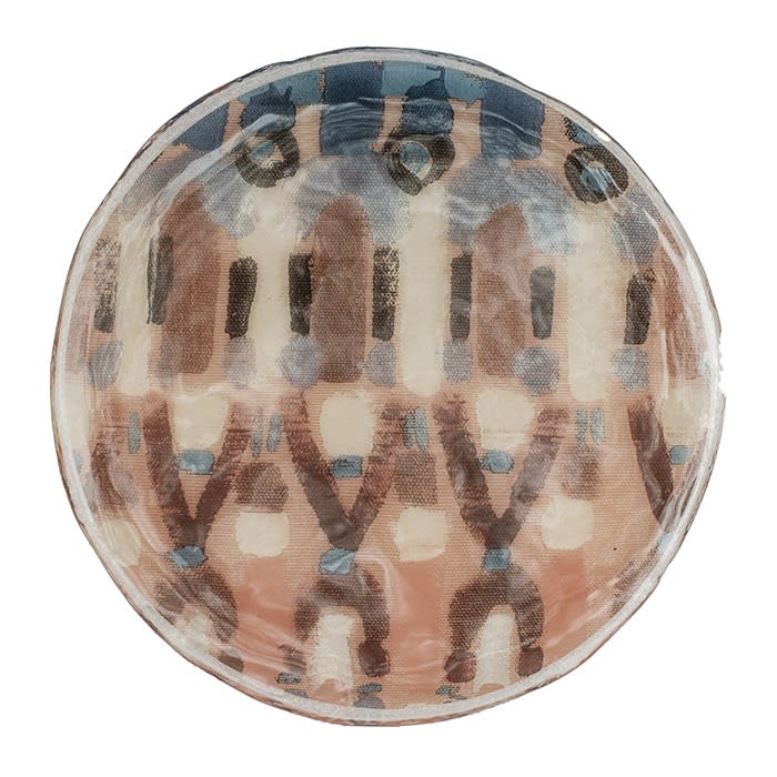Le Botteghe su Gologone Plates White Murano Glass Colores 1 Bowl 20 Cm