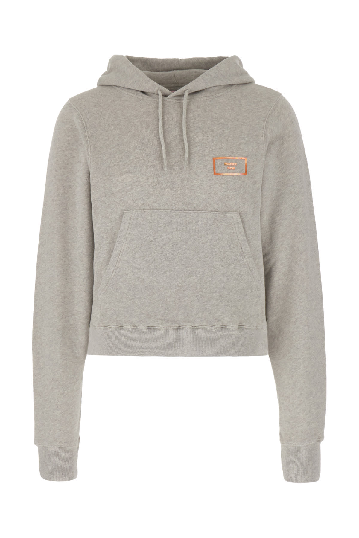 Martine Rose Melange Grey Cotton Sweatshirt