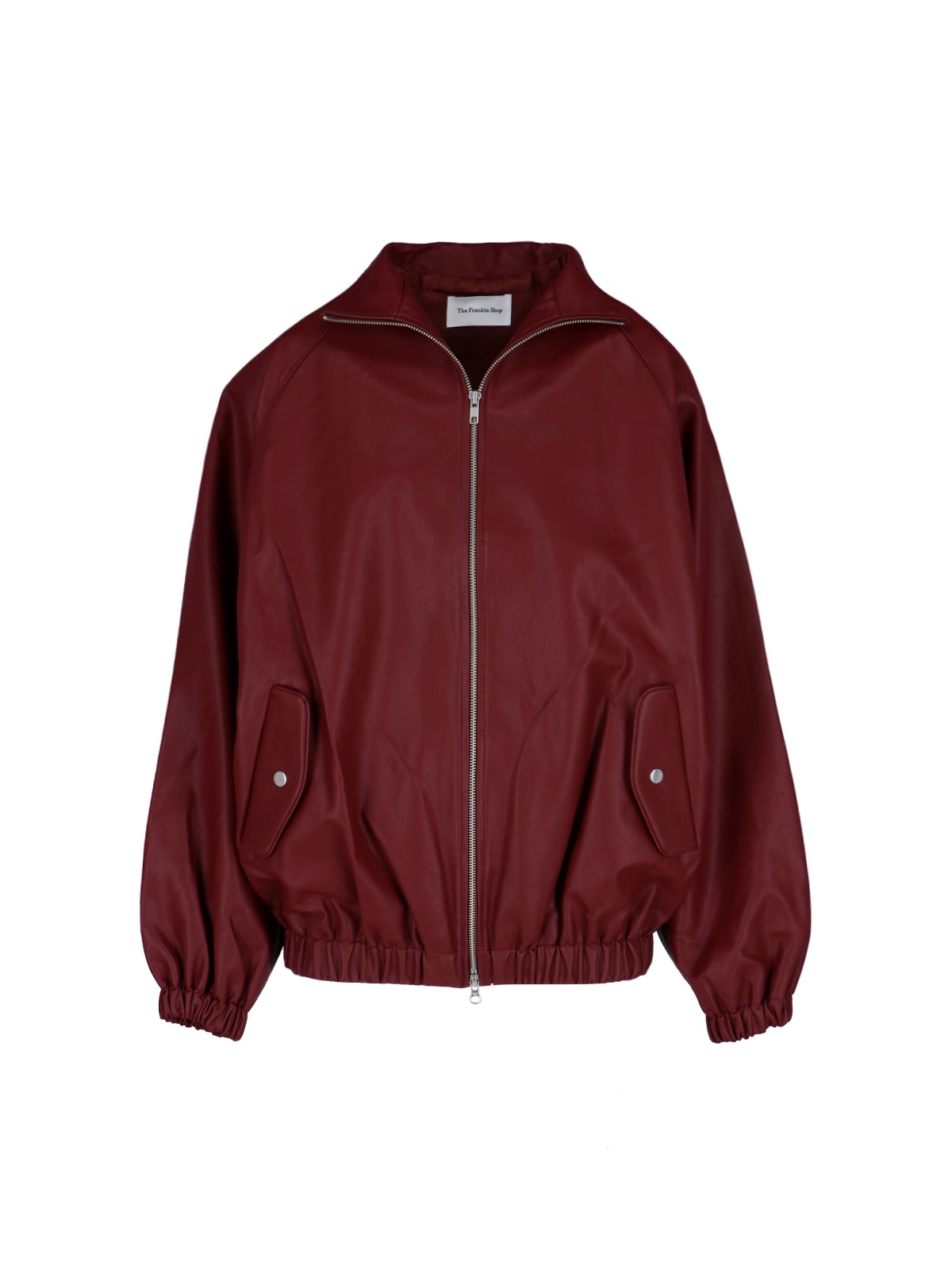 The Frankie Shop "Santa Faux" Zip Bomber Jacket