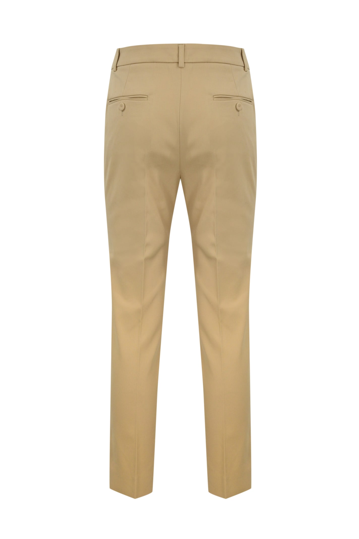 Weekend Max Mara Vite Cigarette Trousers In Stretch Cotton