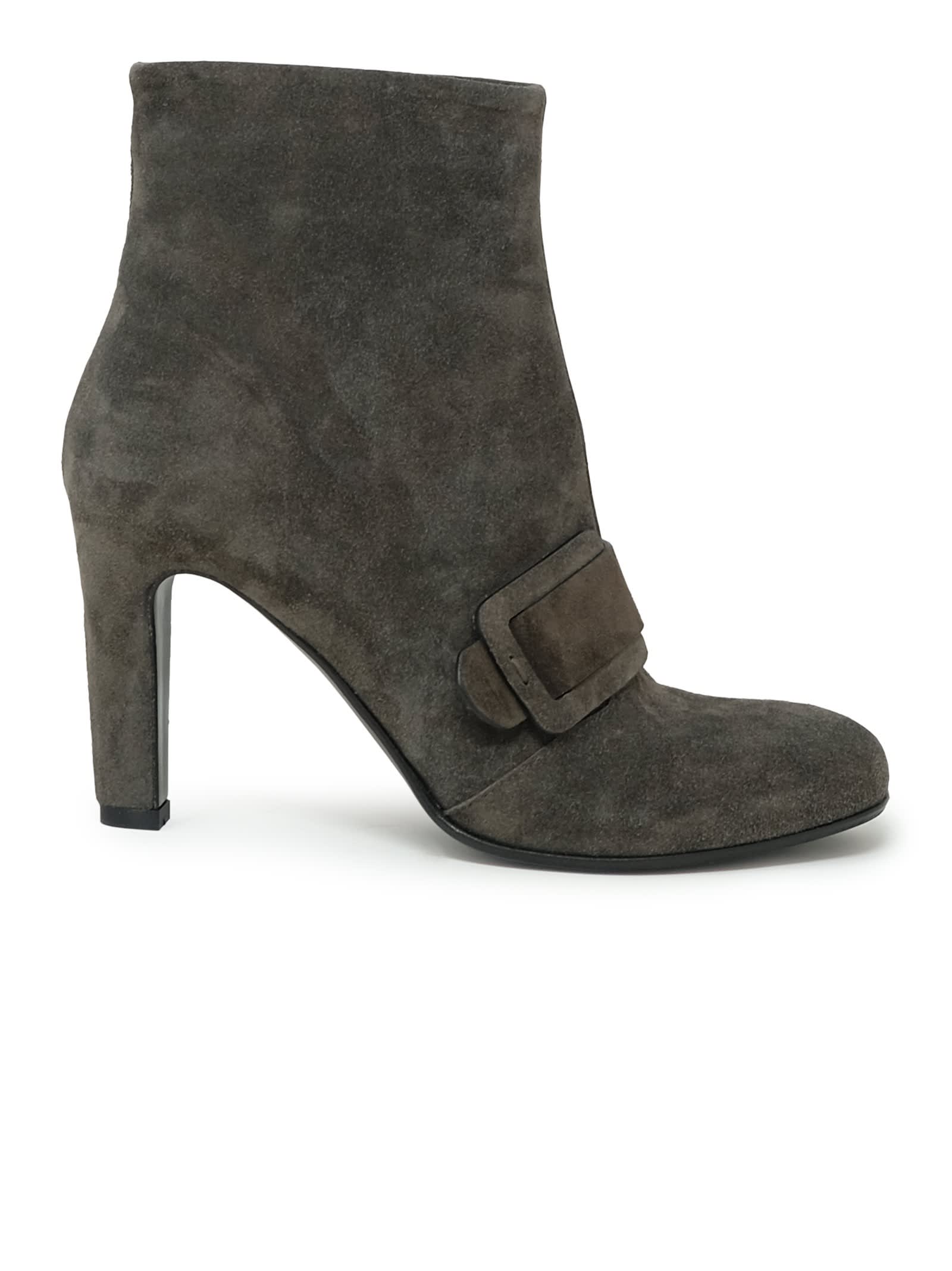 Roberto Del Carlo Suede Dafne Ankle Boots
