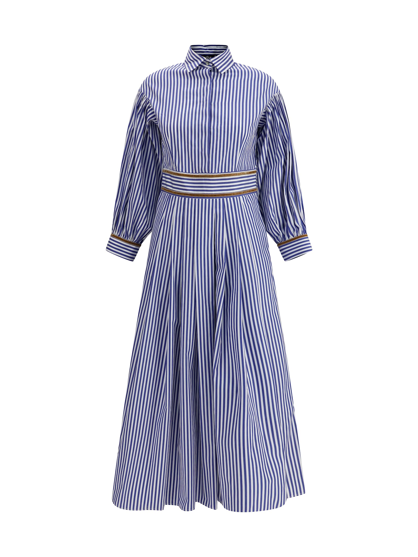 Ella Striped Chemisier Dress