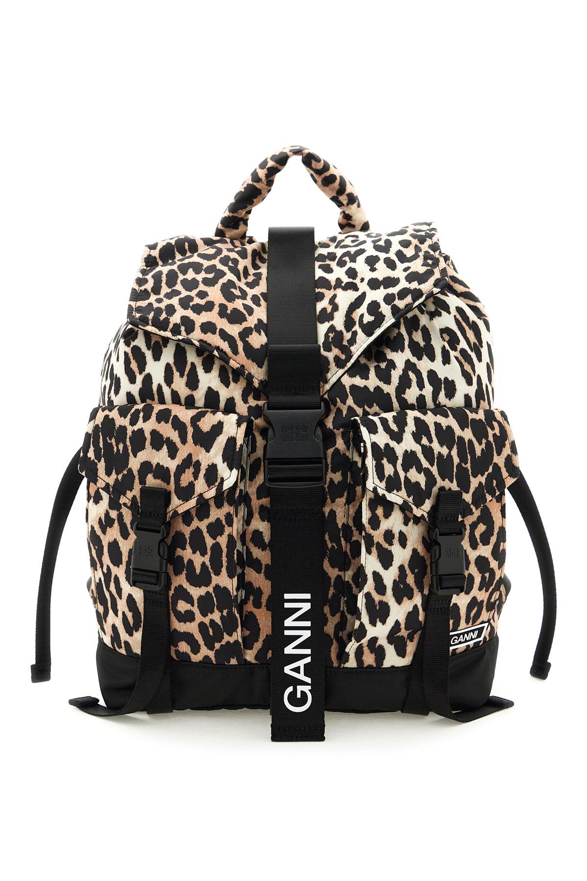 Ganni leo Multicolor Recycled Polyester Backpack