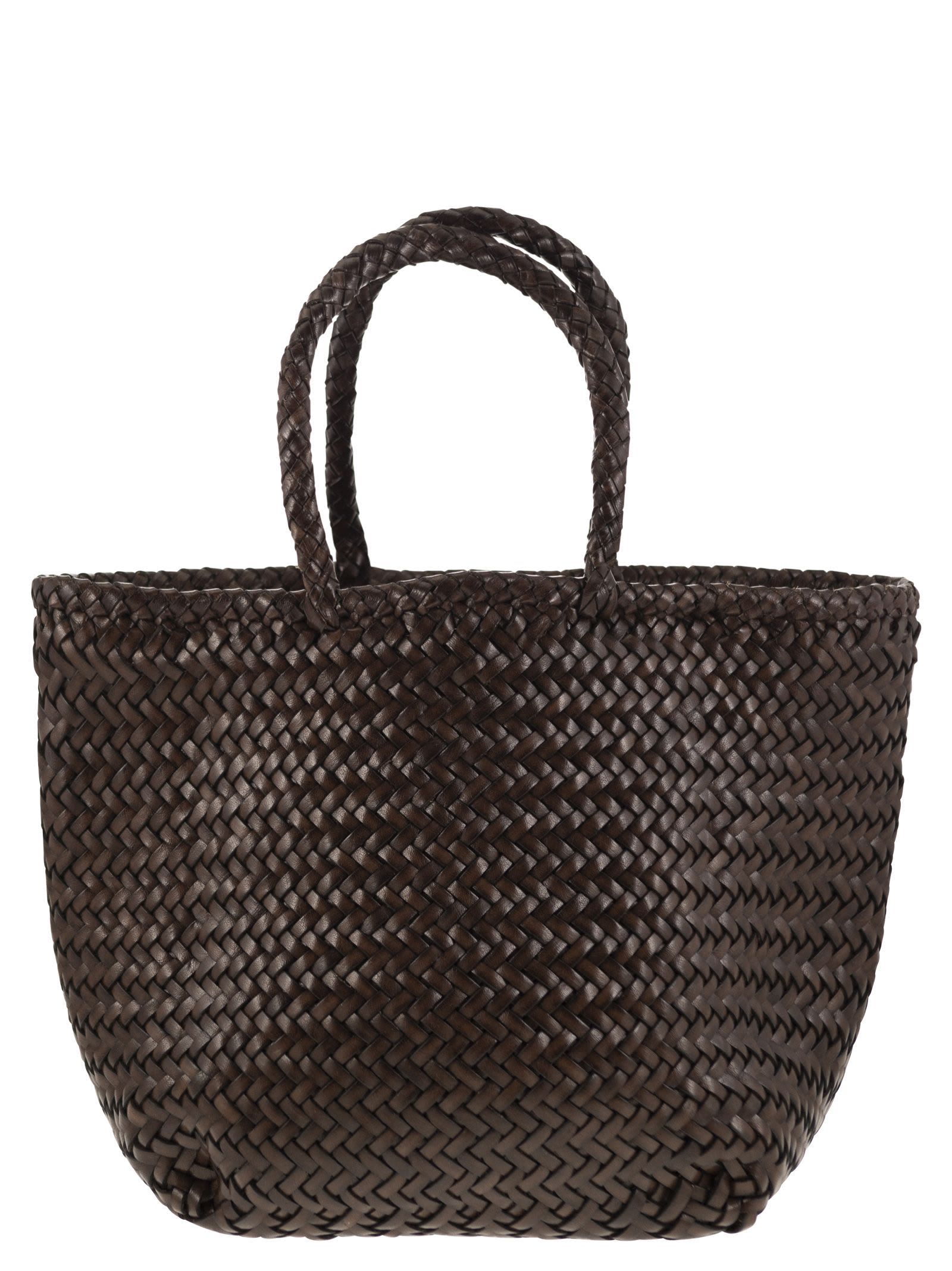 Dragon Diffusion Grace Basket Small - Woven Leather Bag