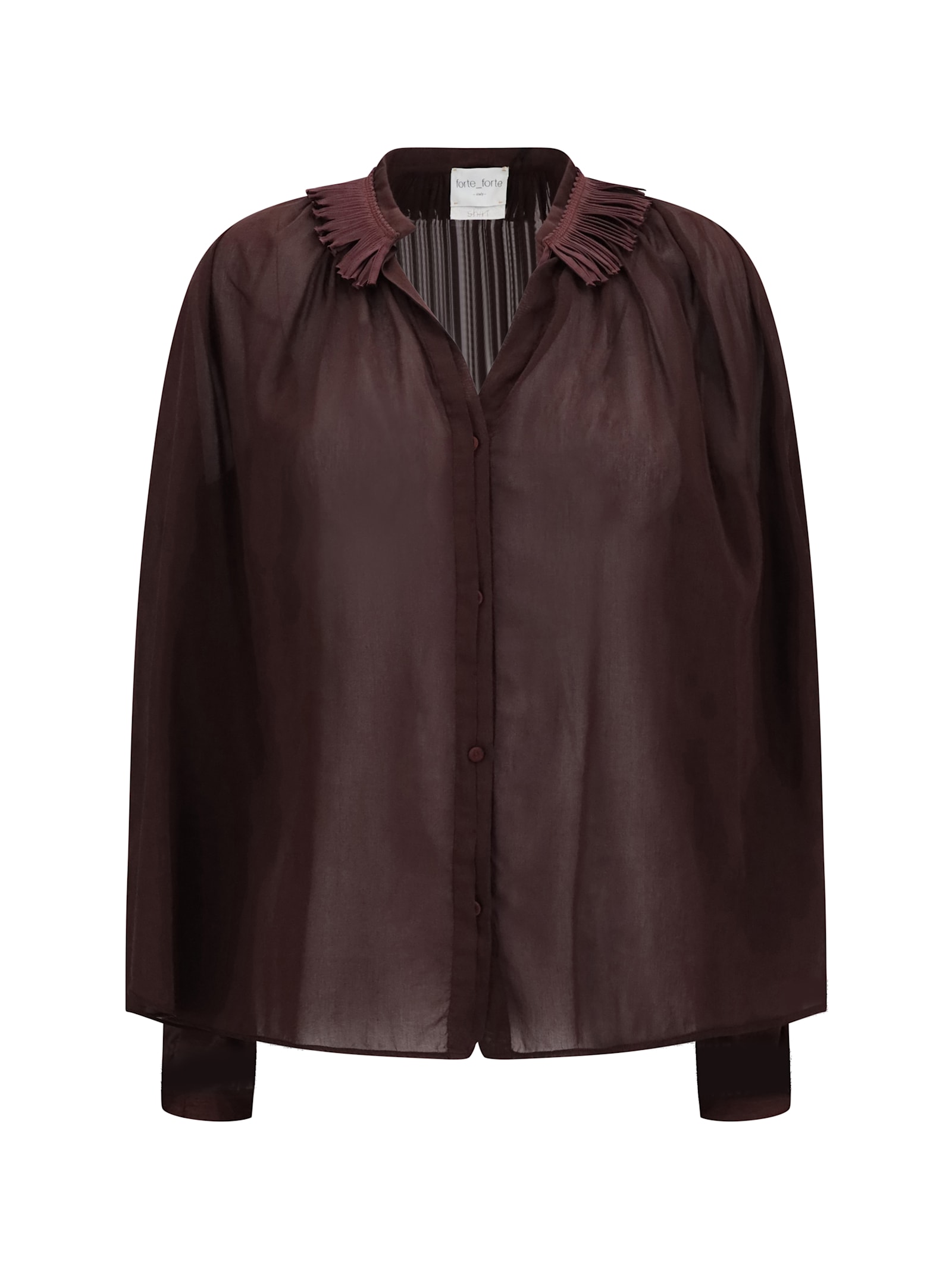 Forte_Forte Shirt With Fringed Collar