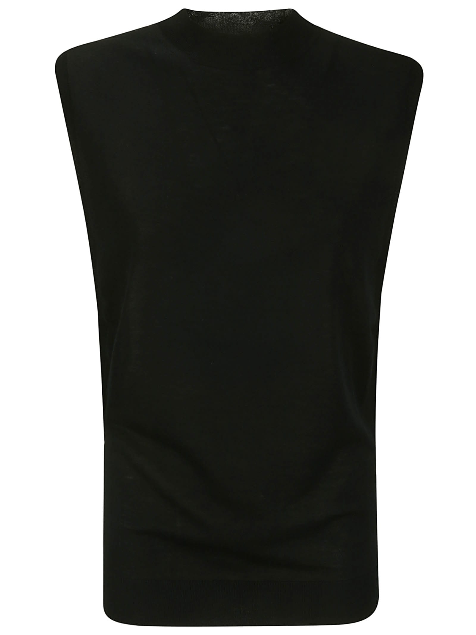 SportMax Black Wool Blend Odissea Top