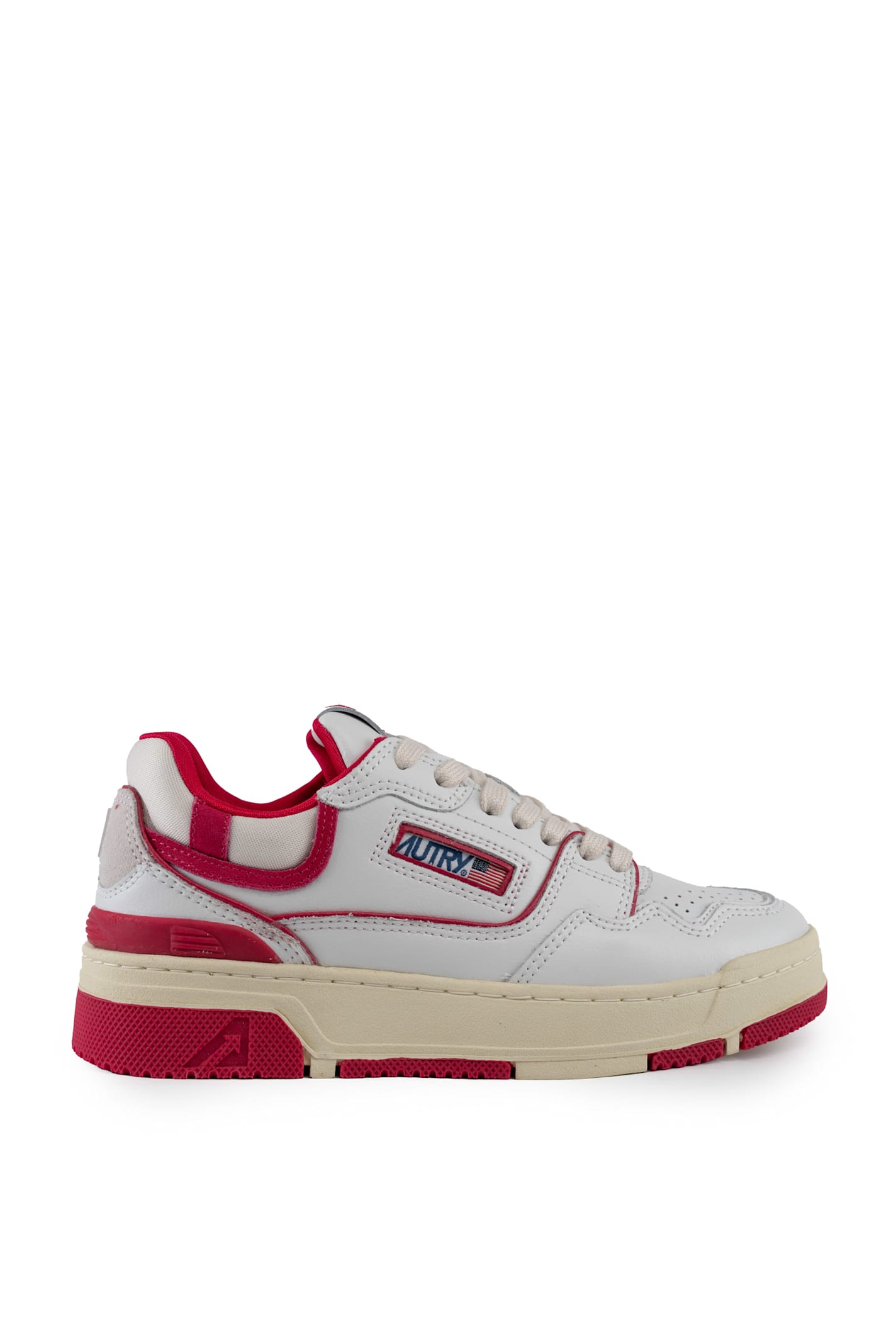 Autry Clc Sneakers In Leather And Suede